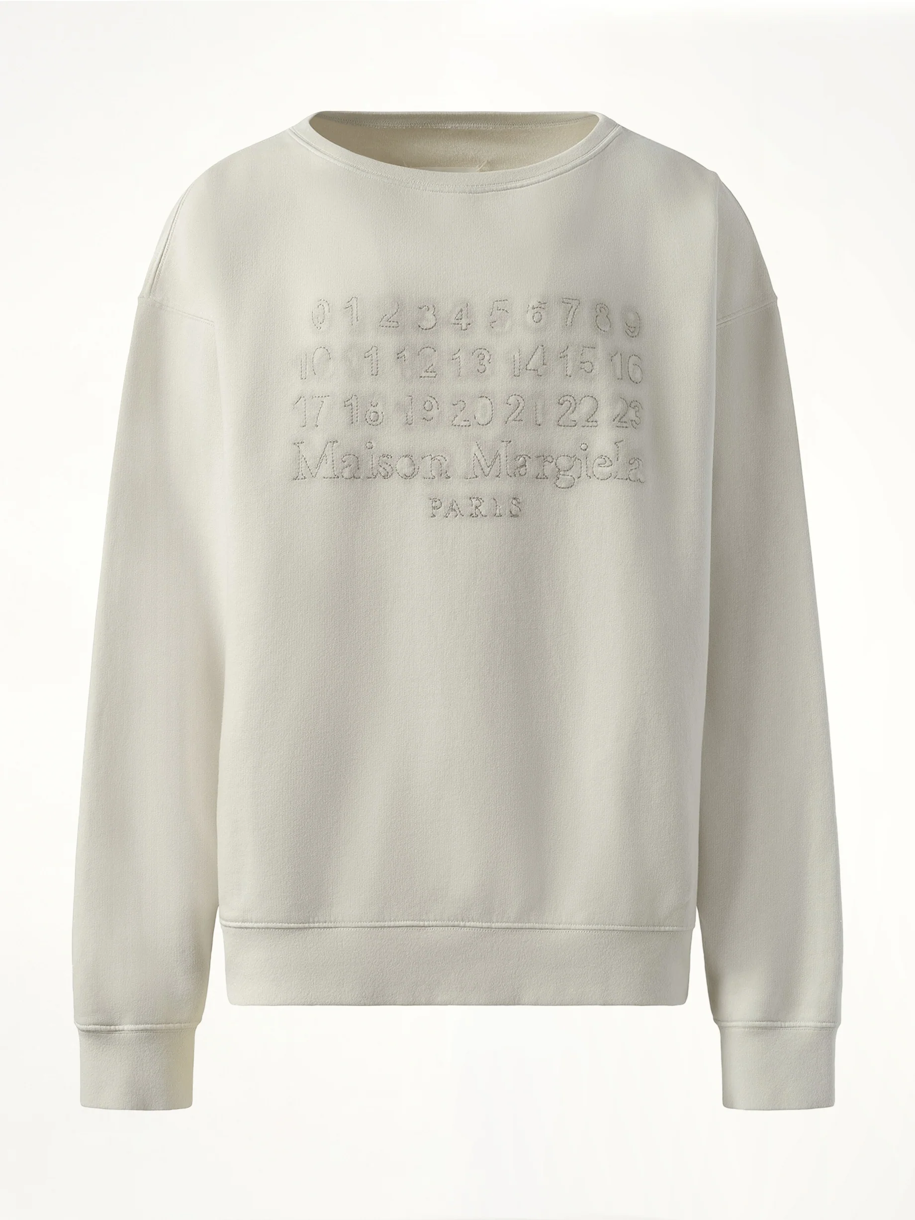 Memory of Logo Sweatshirt in Ecru - Image 2