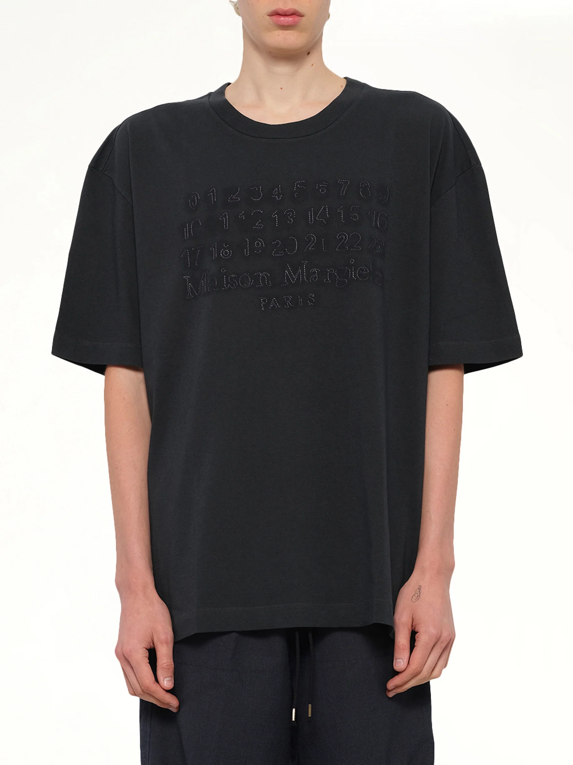 Memory of Logo T-Shirt in Charcoal