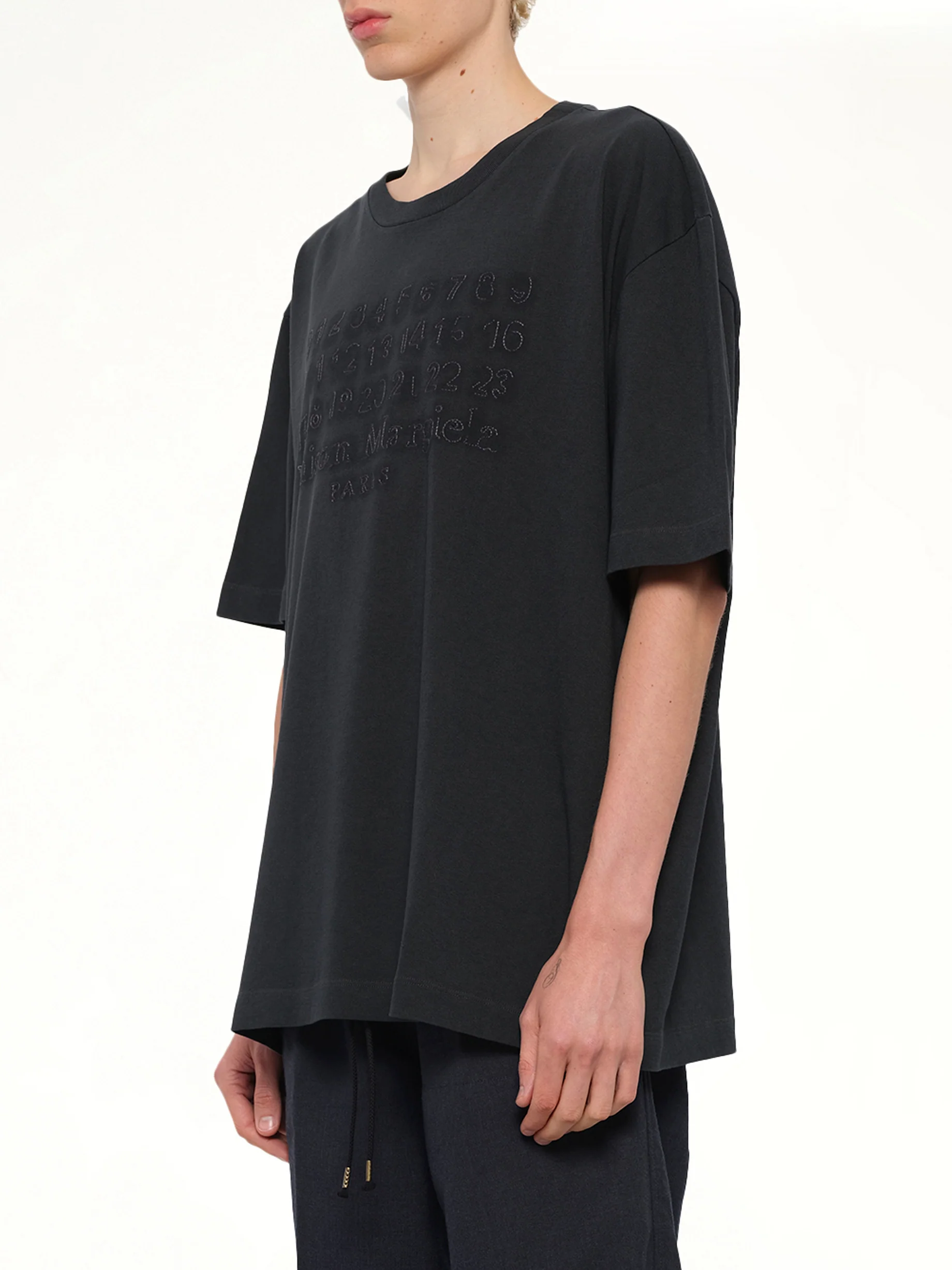 Memory of Logo T-Shirt in Charcoal - Image 3