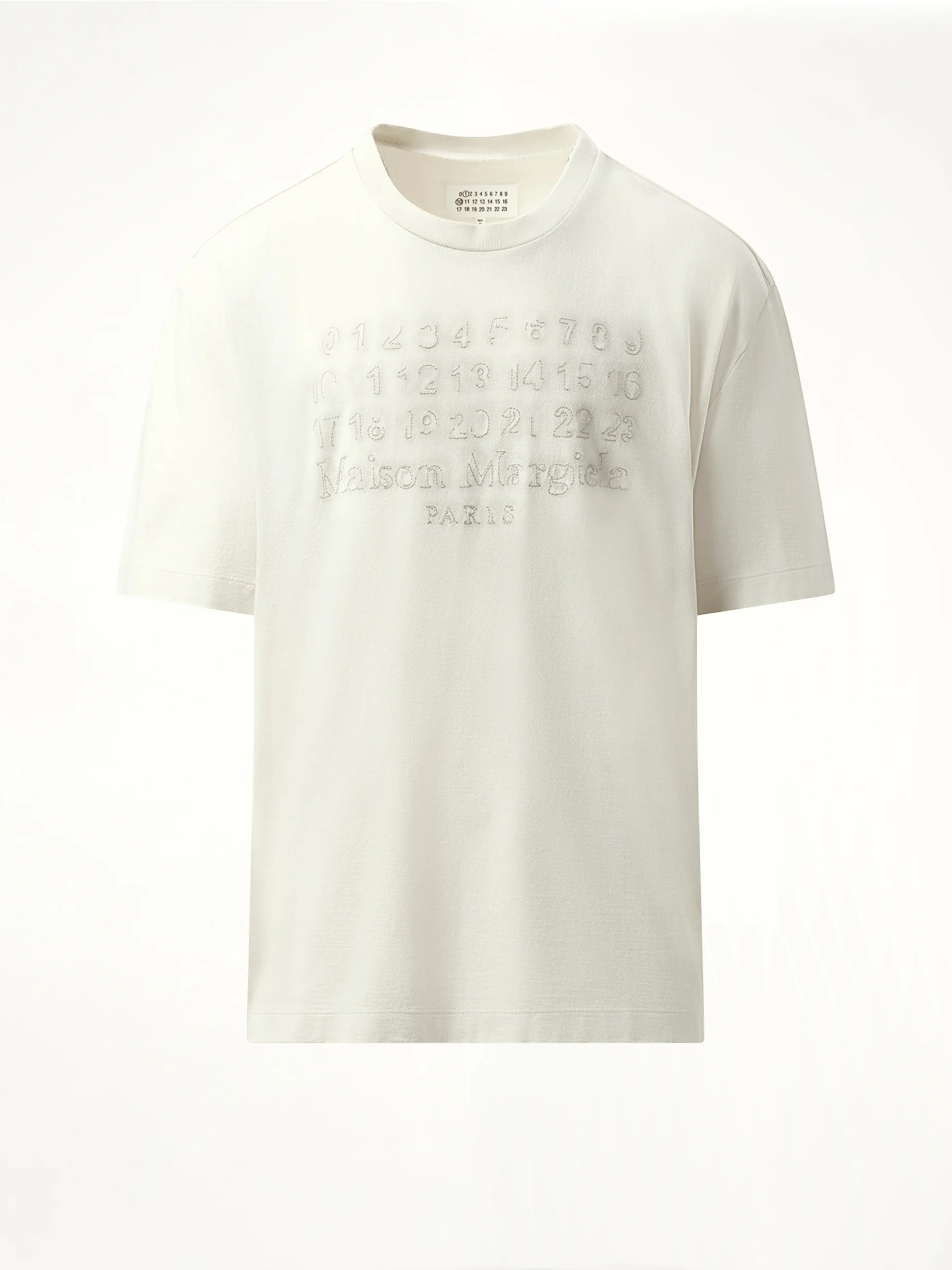 Memory of Logo T-Shirt in Ecru - Image 2