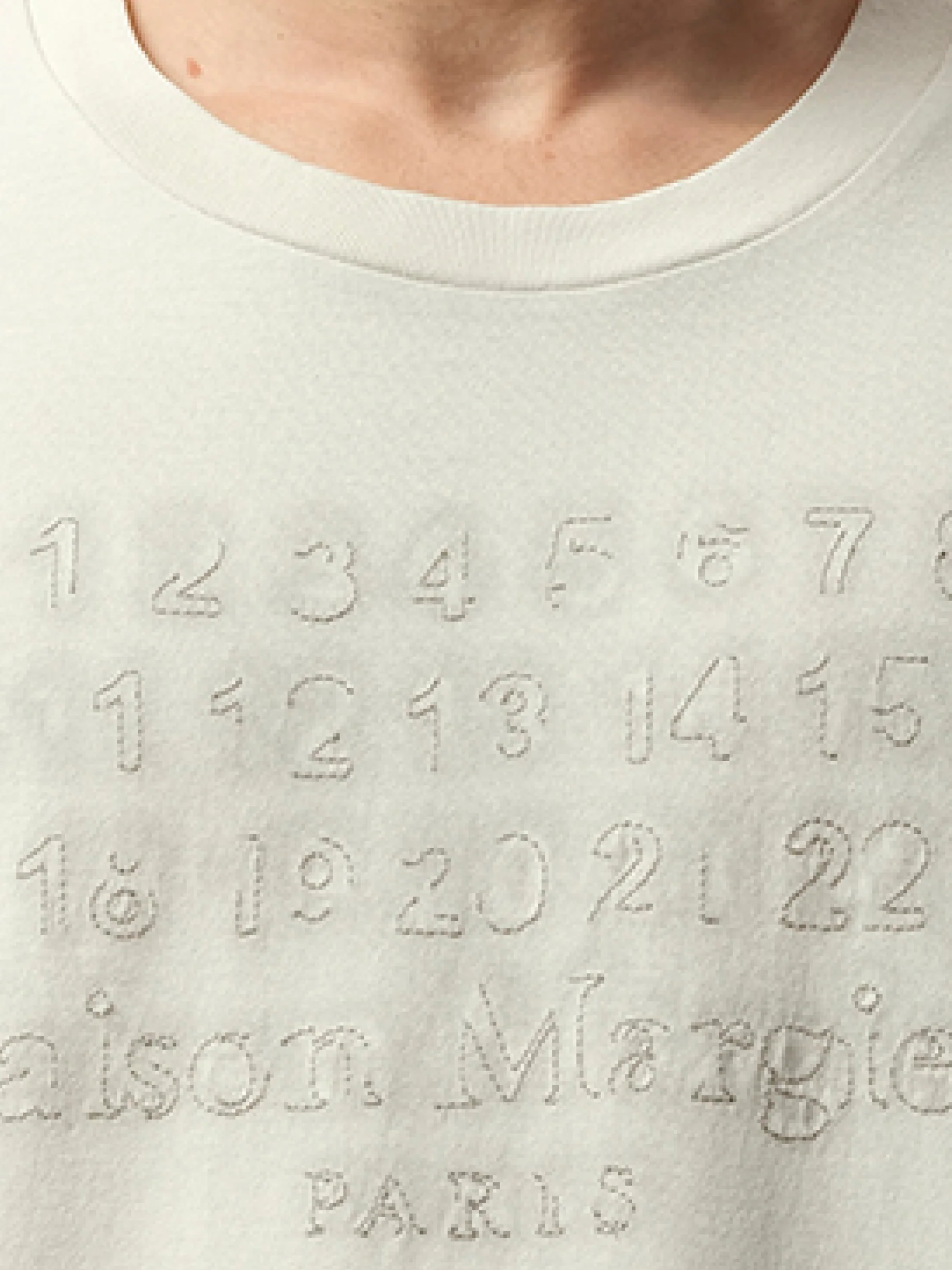 Memory of Logo T-Shirt in Ecru - Image 3