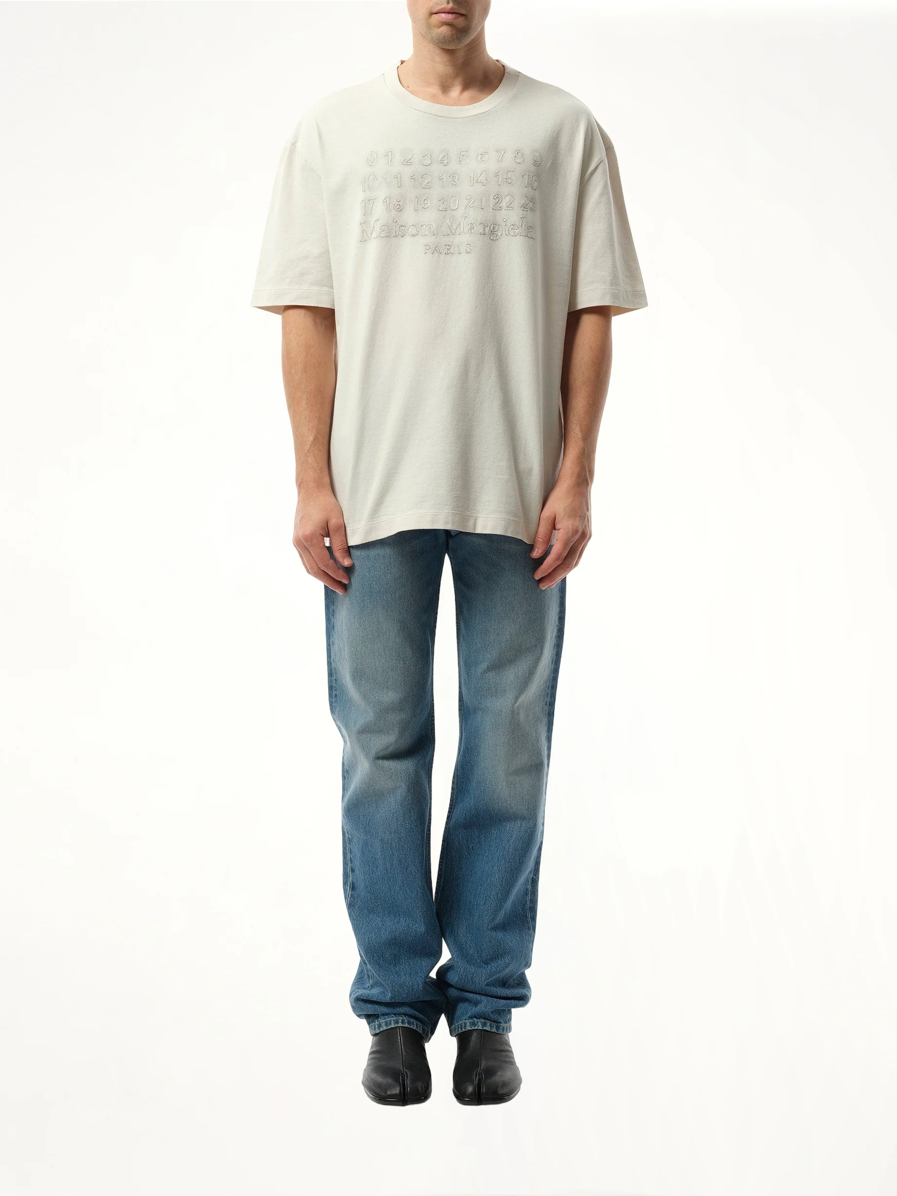 Memory of Logo T-Shirt in Ecru - Image 4