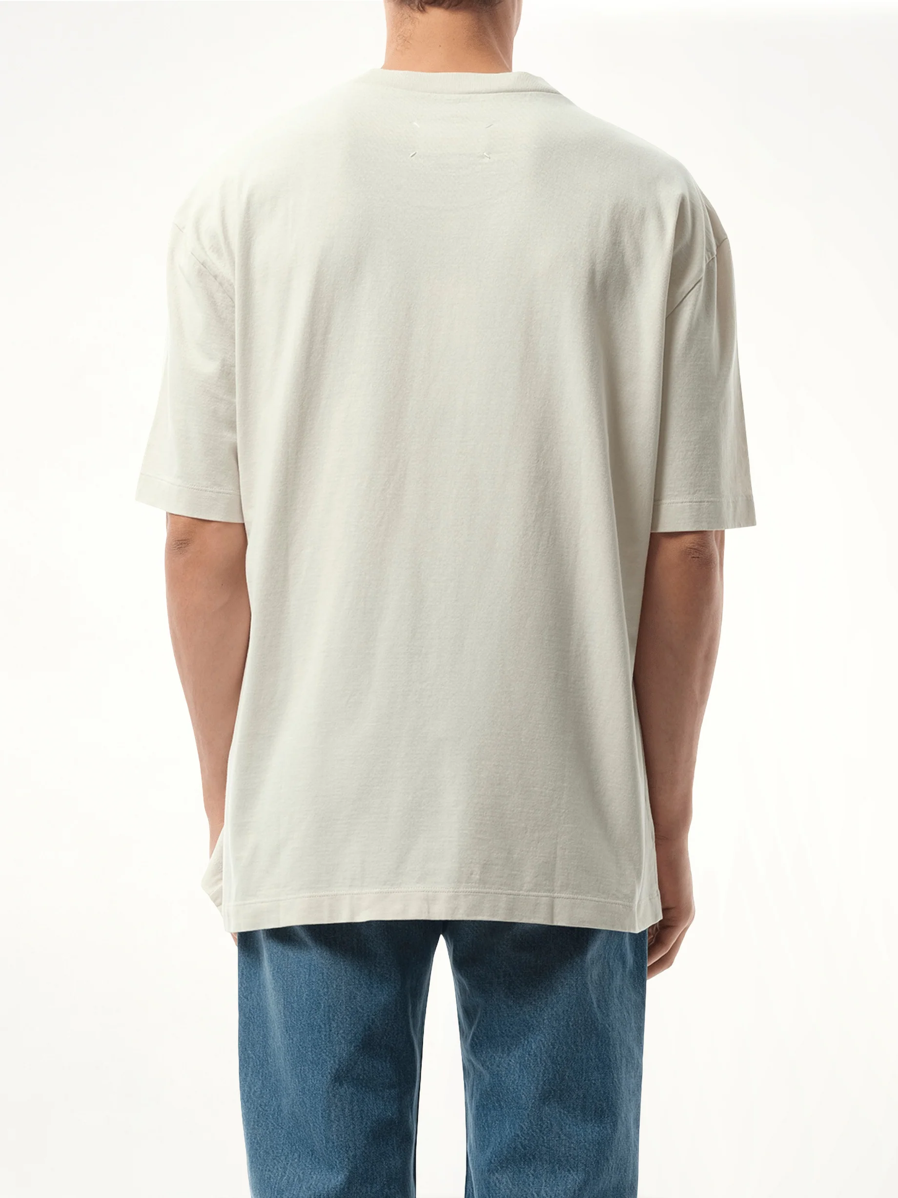 Memory of Logo T-Shirt in Ecru - Image 6
