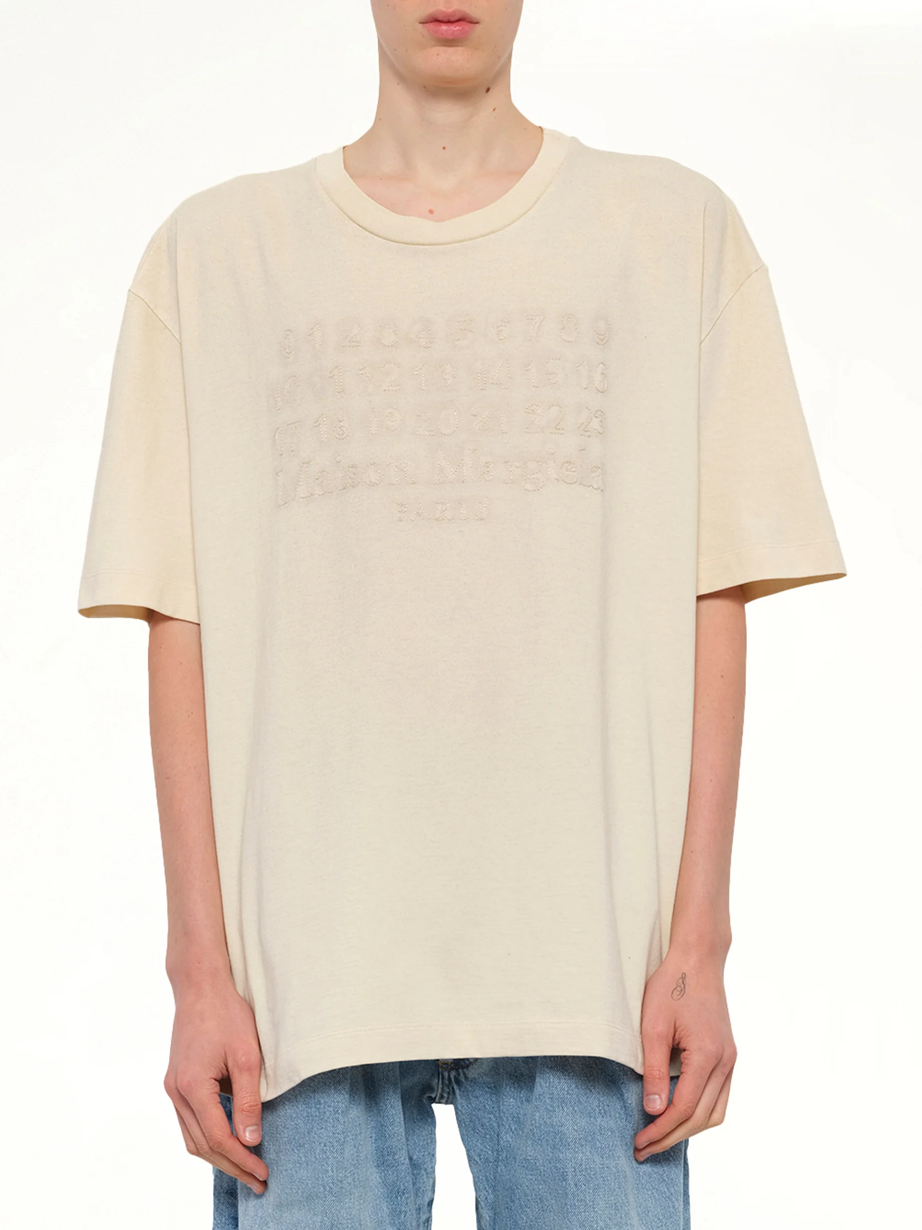 Memory of Logo T-Shirt in Natural