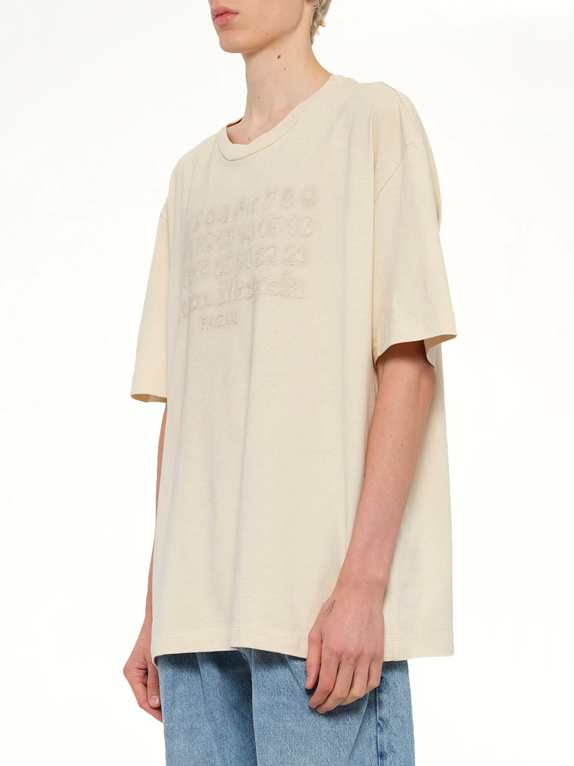 Memory of Logo T-Shirt in Natural - Image 3