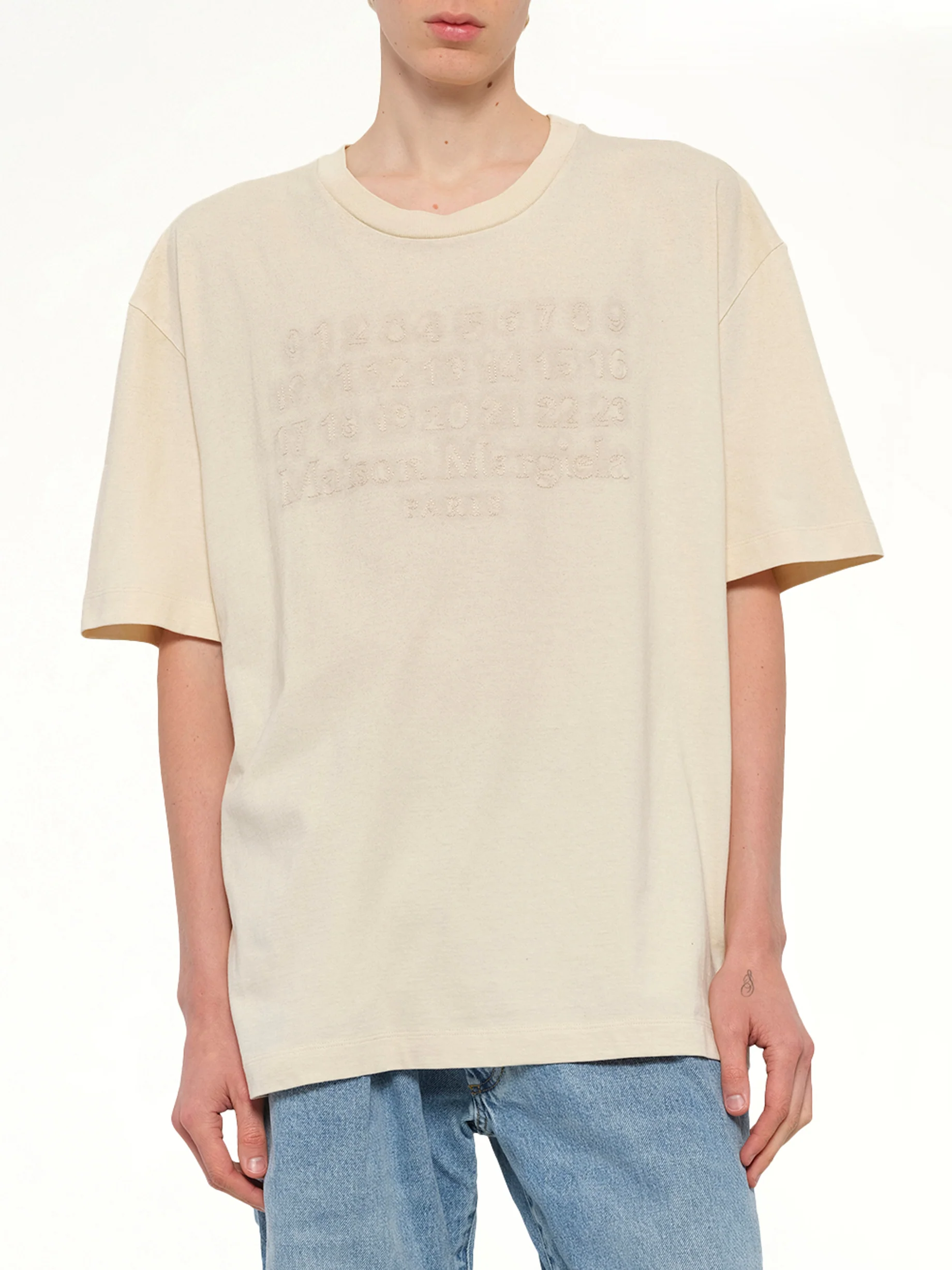 Memory of Logo T-Shirt in Natural - Image 6