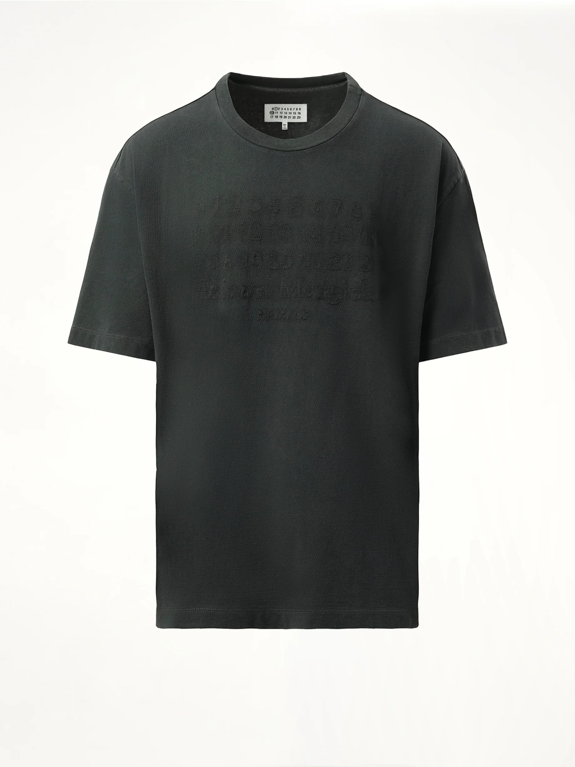 Memory of Logo T-Shirt in Washed Black - Image 2