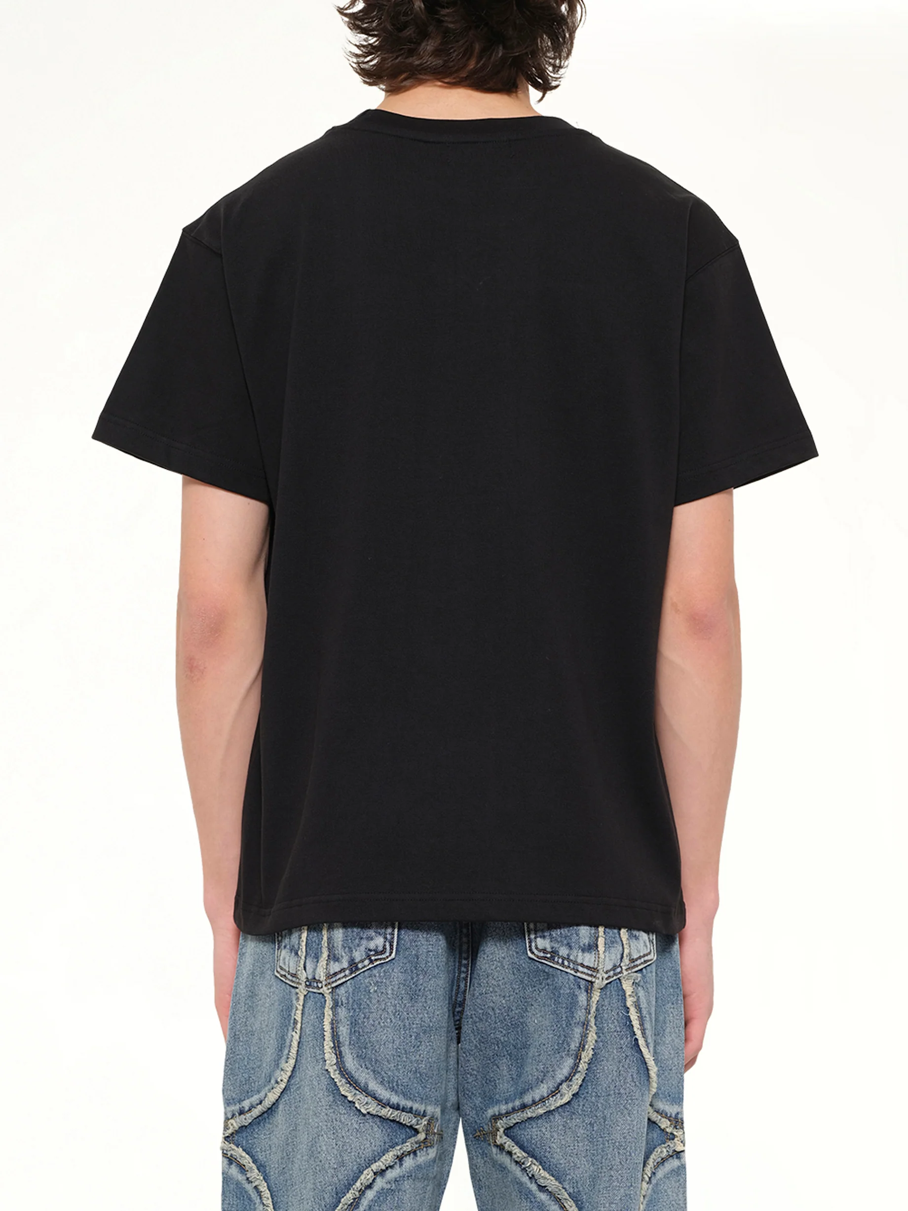 Men's Fashion Hell T-Shirt in Black - Image 5