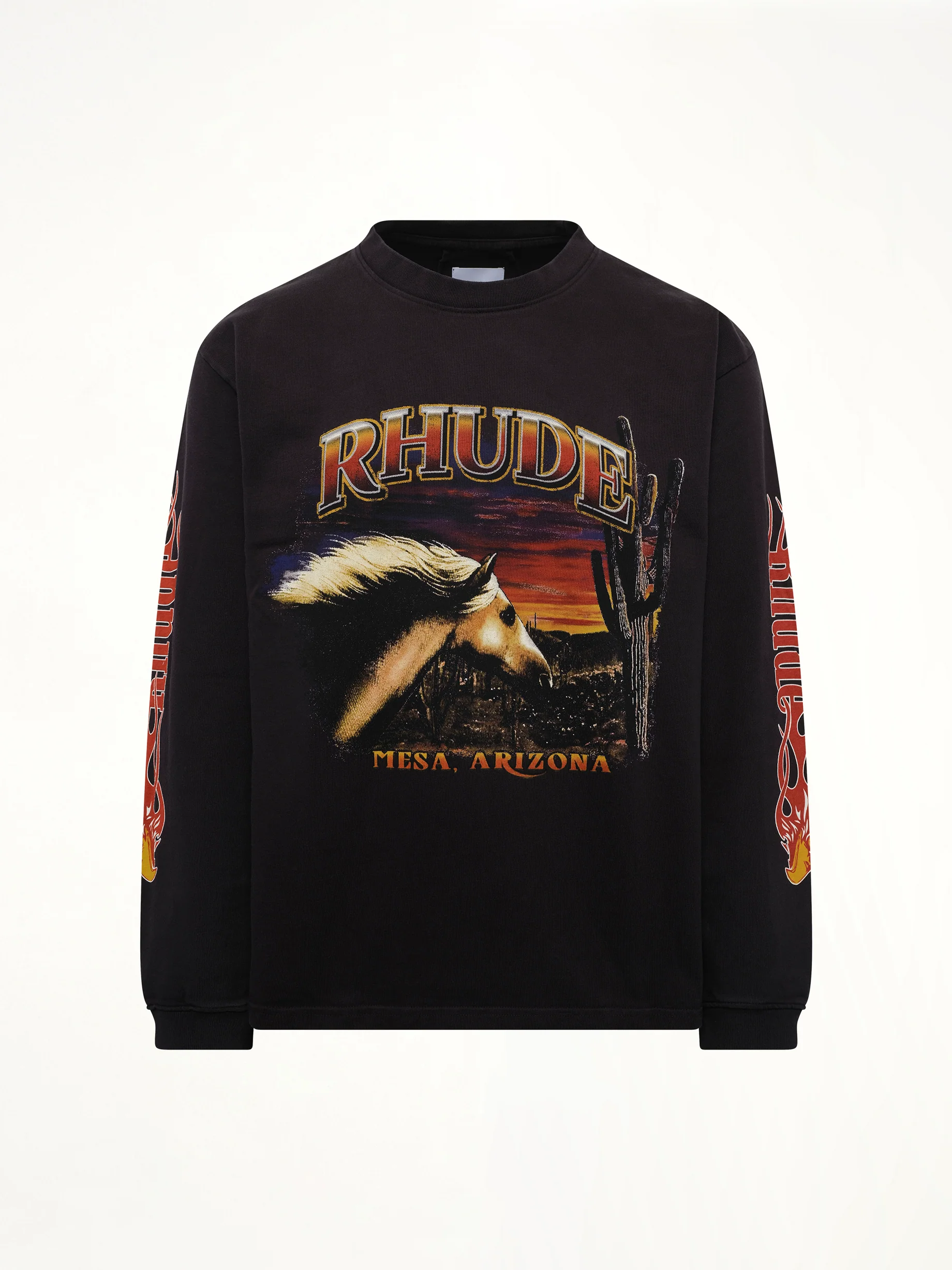 Mesa Stallion Ls T-Shirt in Vintage Black - Image 2