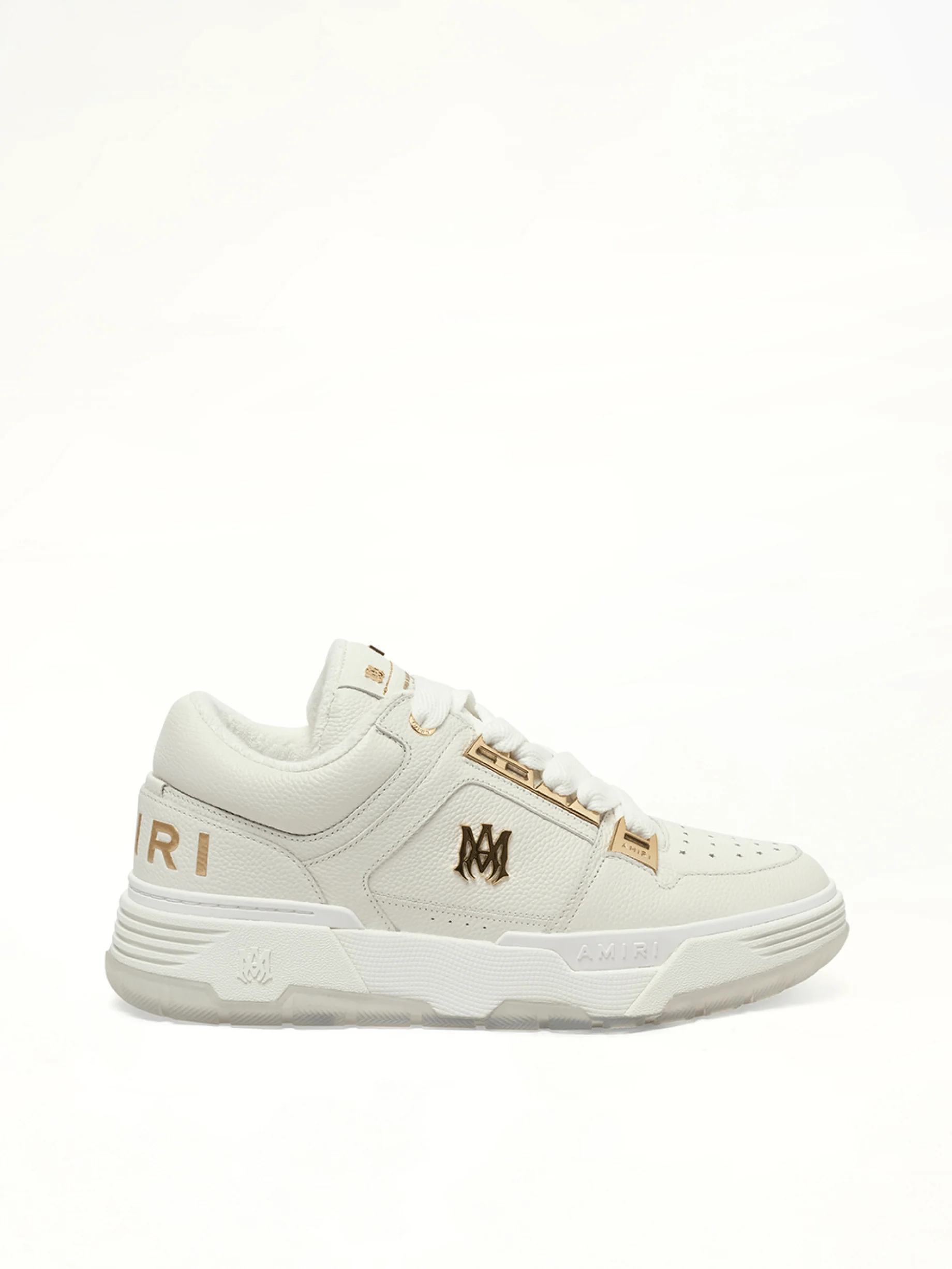 Metallic MA-1 Sneaker in White