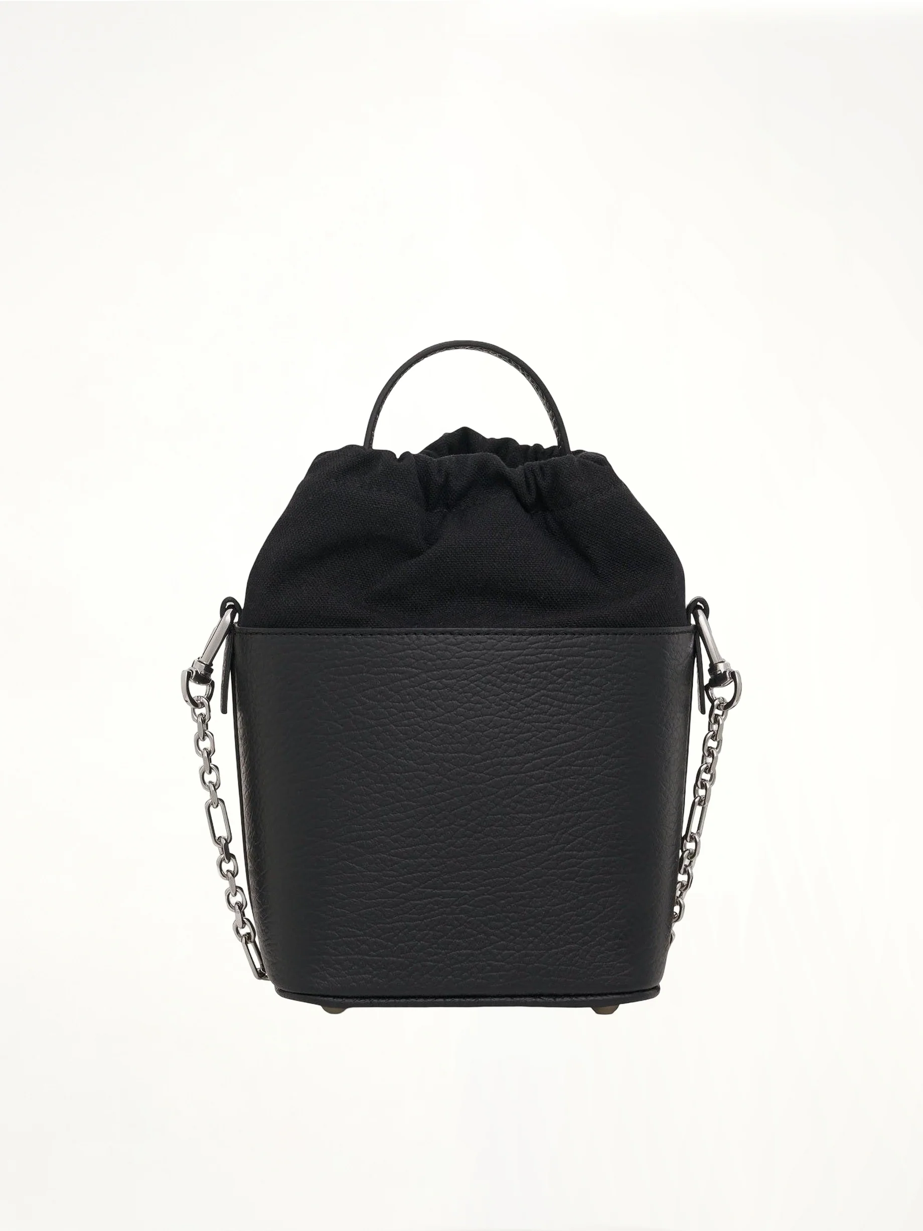 Small 5AC Bucket Bag in Black - Image 3