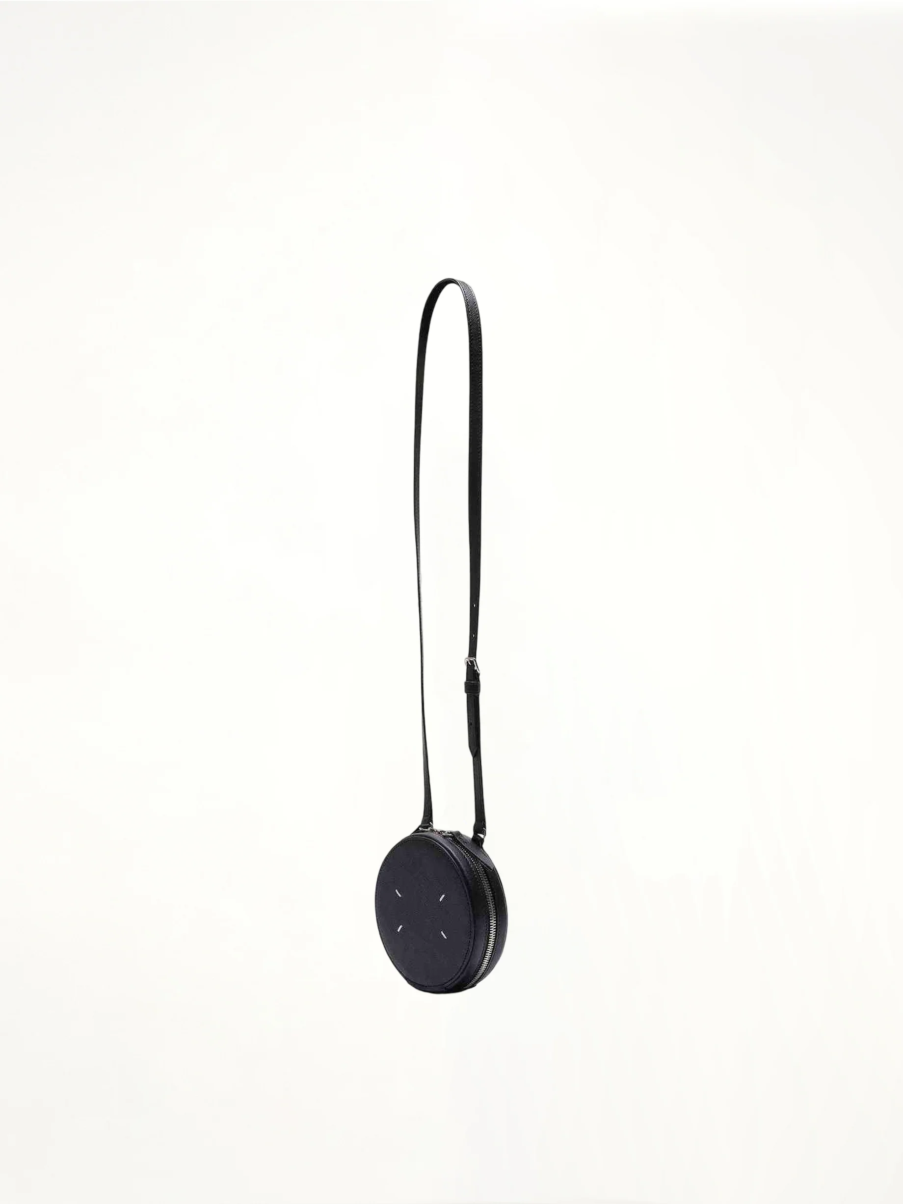 Micro Circle Bag in Black - Image 2