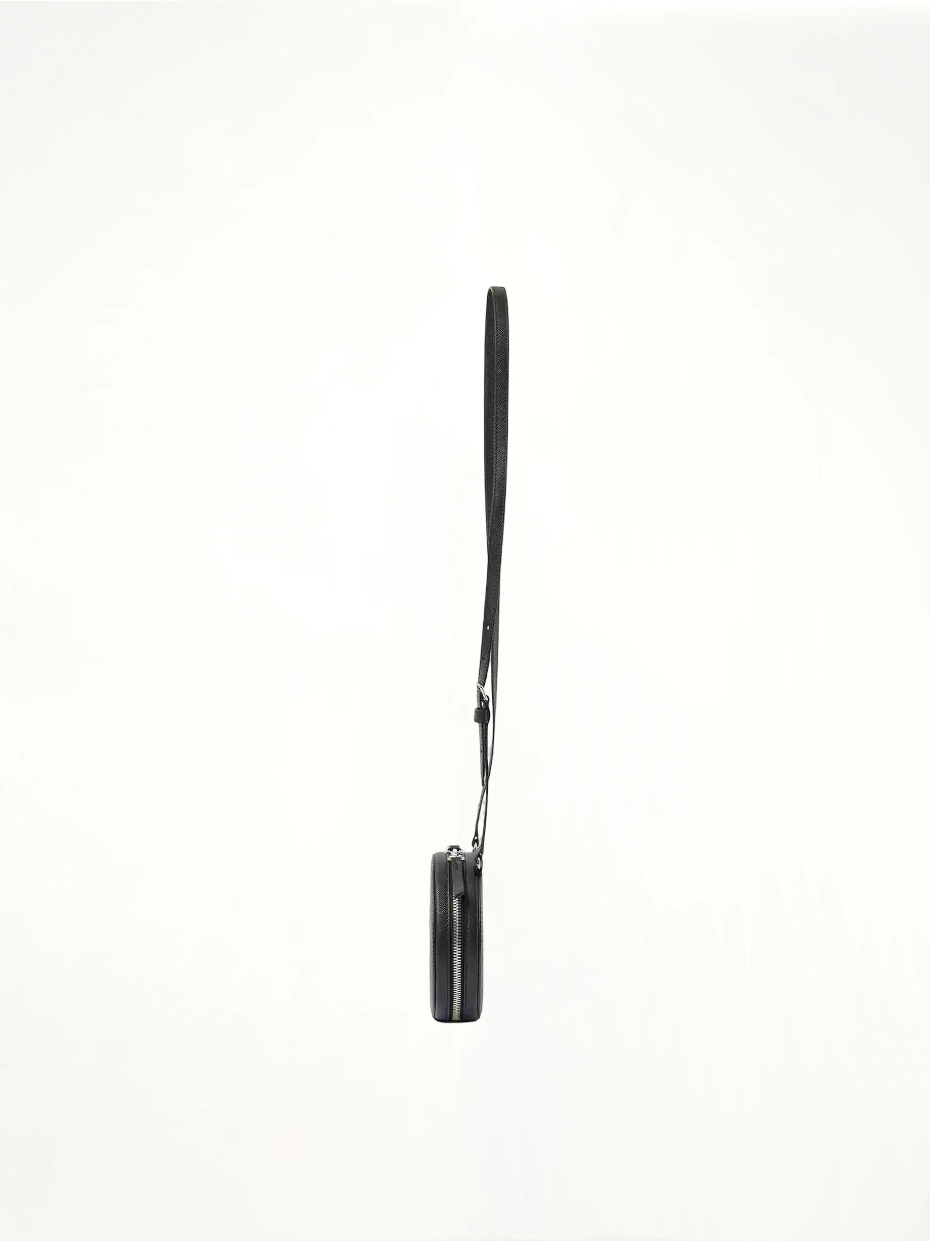 Micro Circle Bag in Black - Image 3