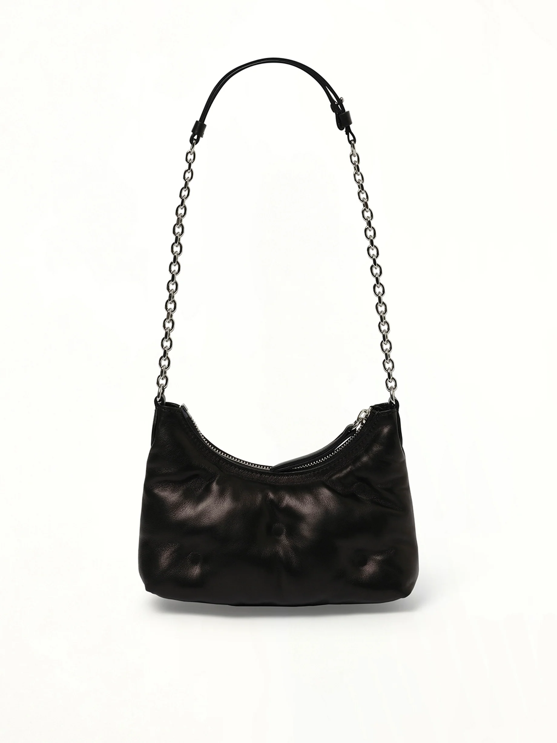 Micro Glam Slam Hobo Bag in Black - Image 4