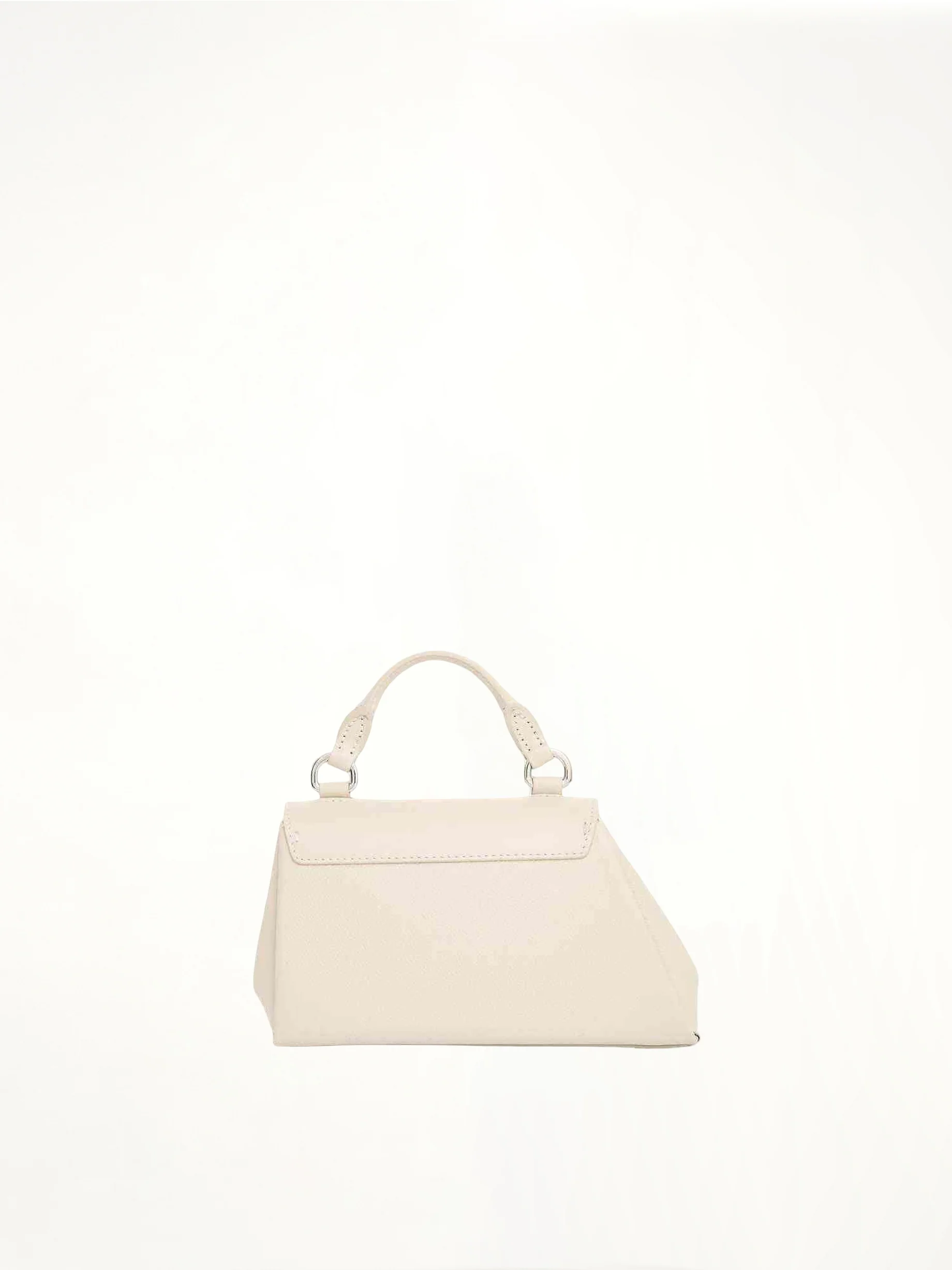 Micro Snatched Asymmetric Bag in Greige - Image 4