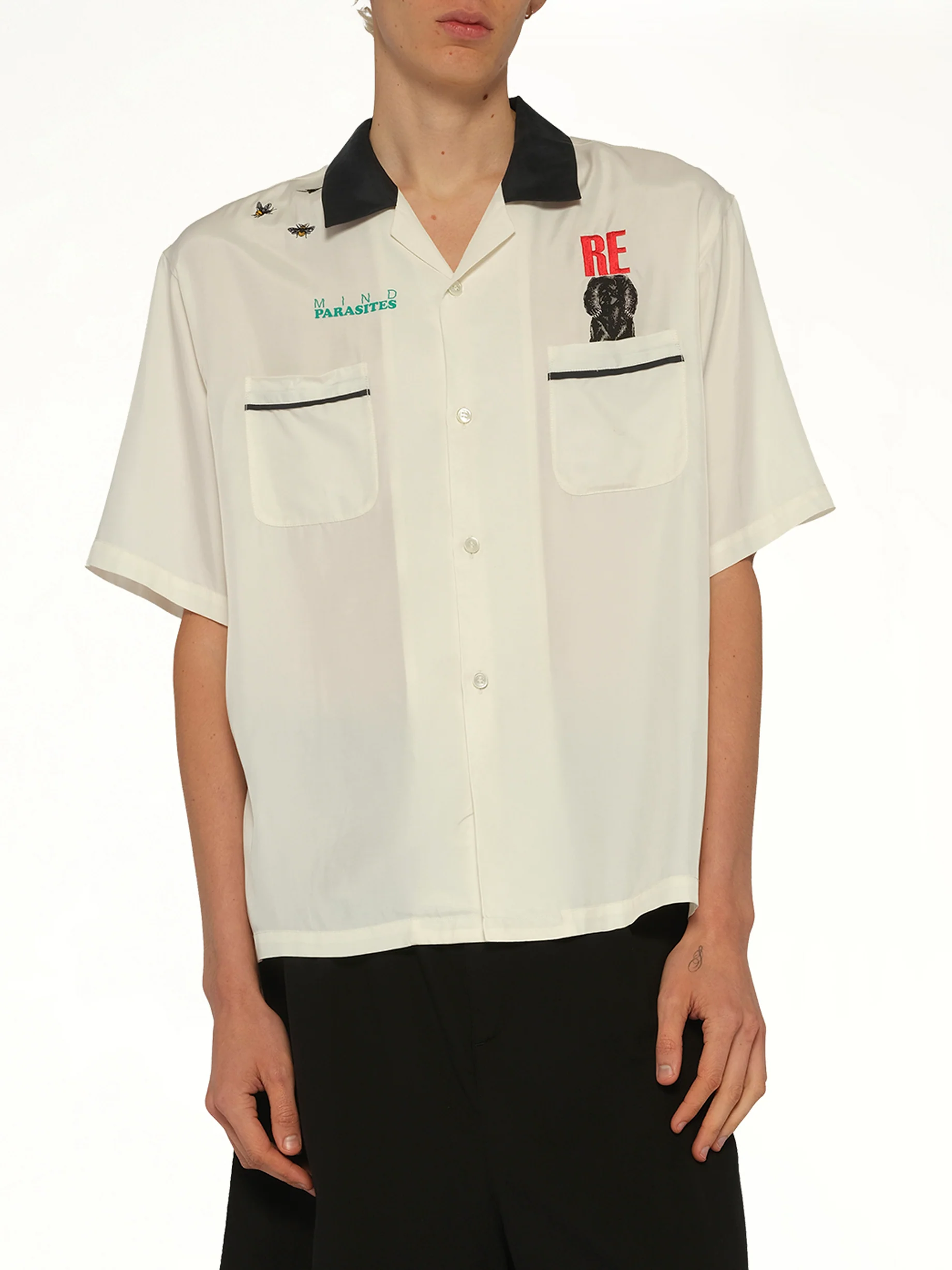 Mind Parasite SS Shirt in Ivory - Image 6