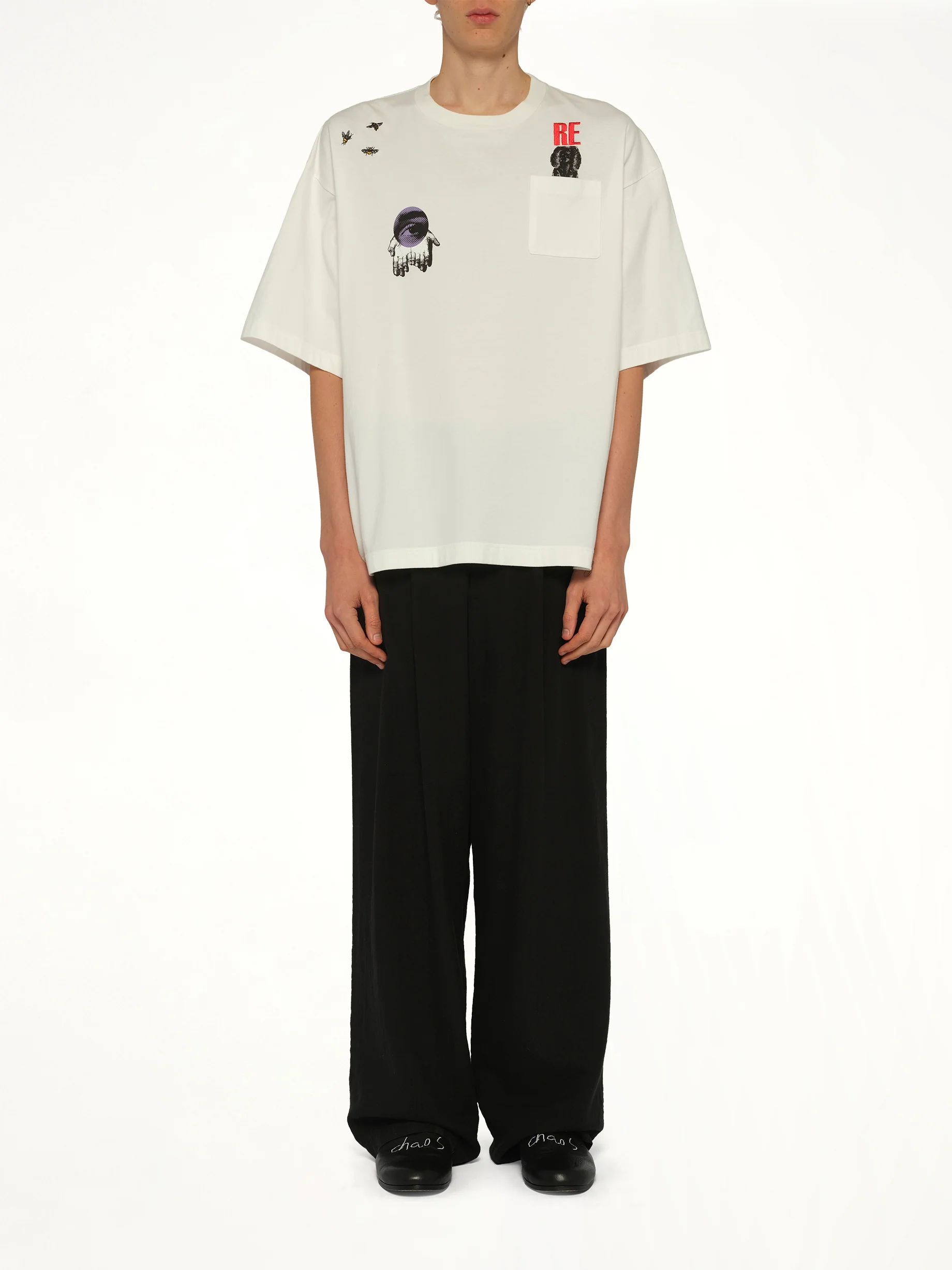 Mind Parasite T-Shirt in White - Image 7
