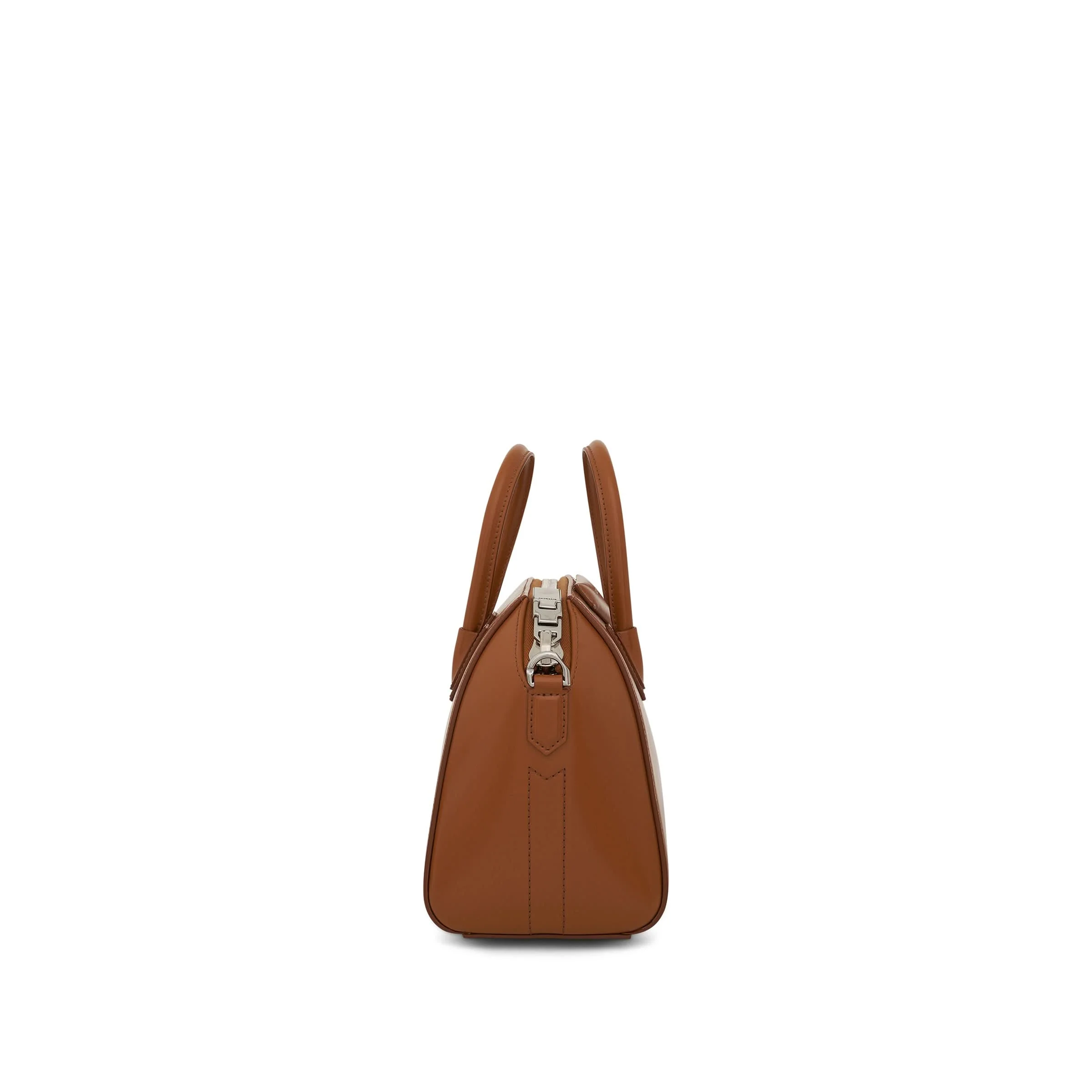 Mini Antigona Bag in Box Leather in Tan - Image 3