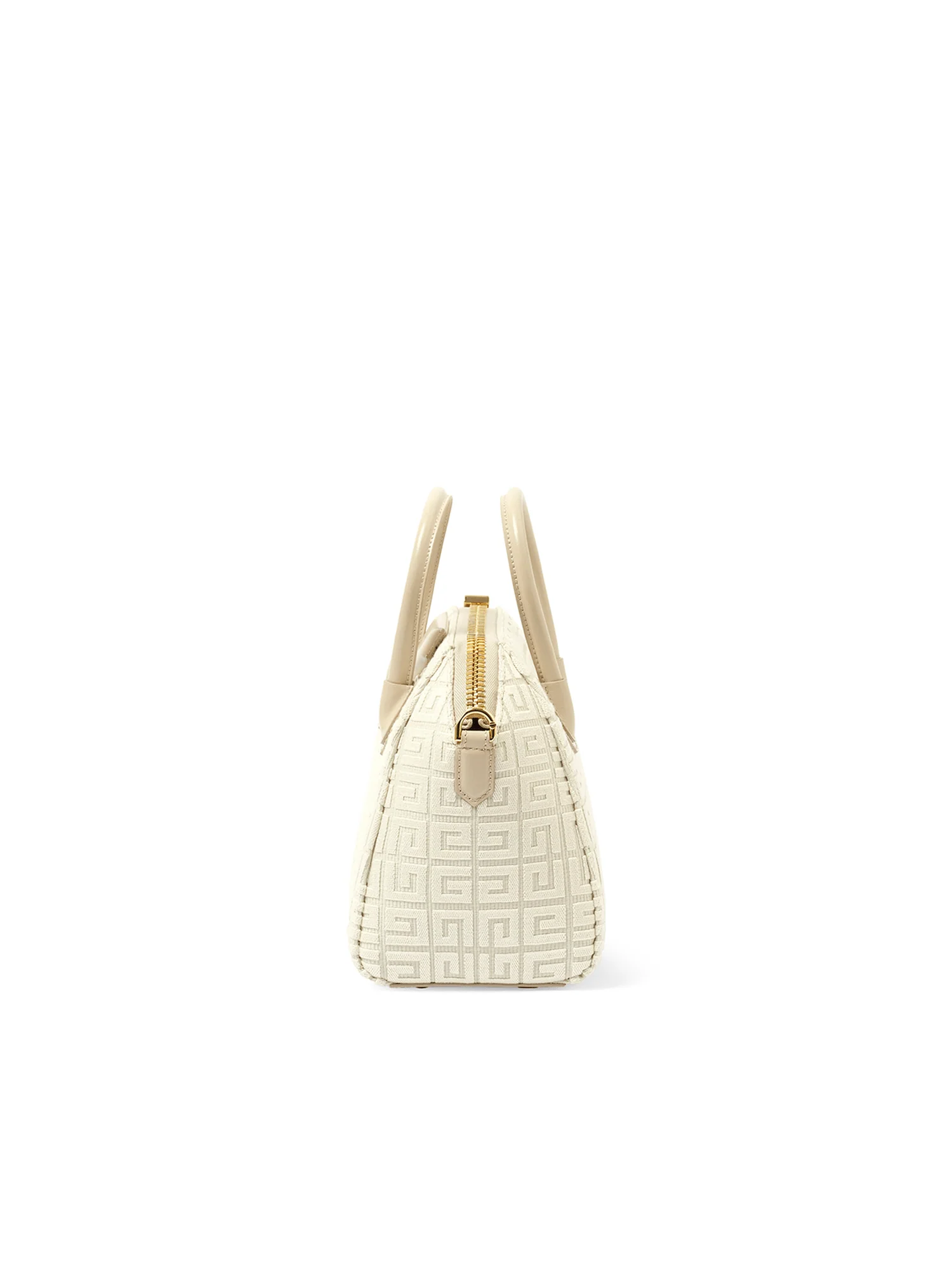 Mini Antigona Bag in Monogram Canvas in Natural Beige - Image 3