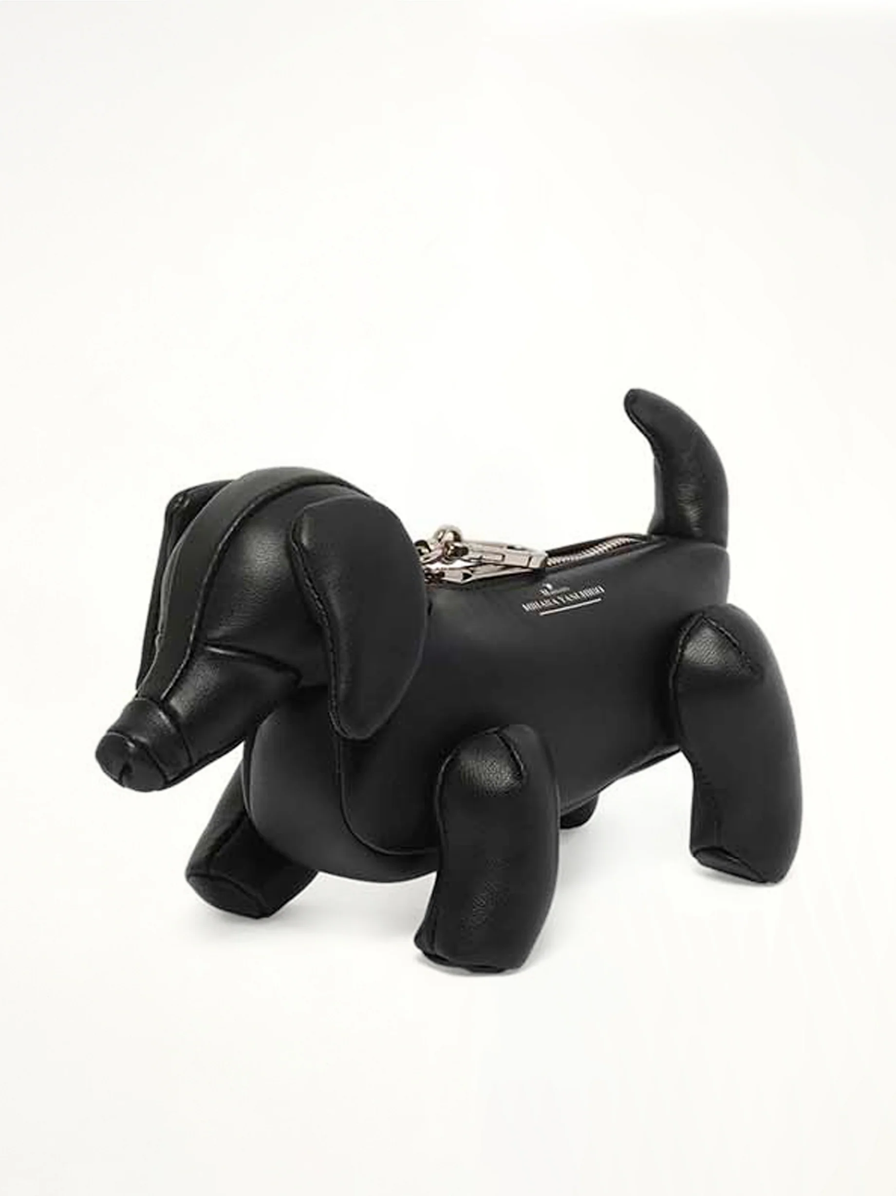 Mini Dachshund Bag in Black - Image 2