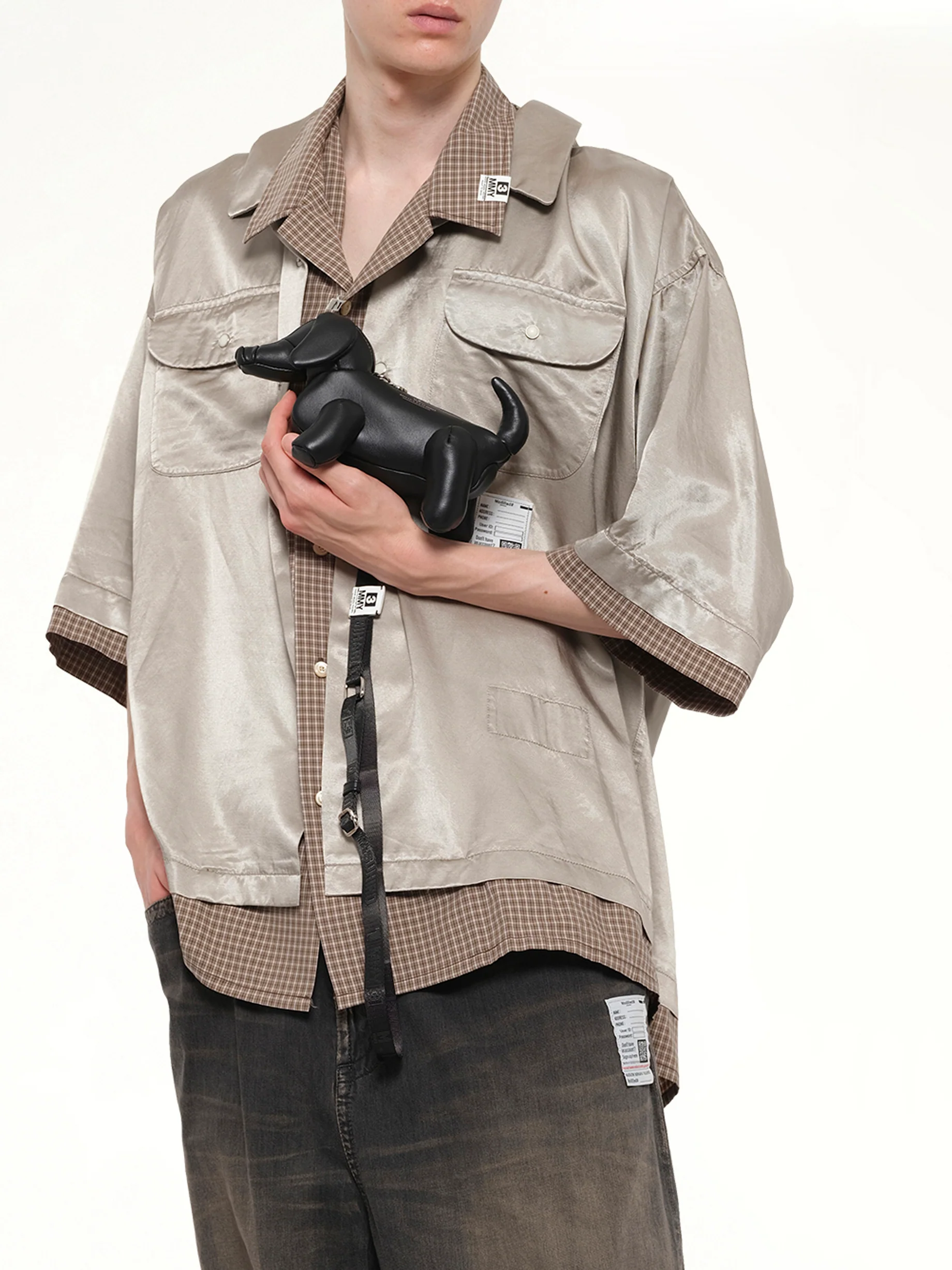 Mini Dachshund Bag in Black - Image 7