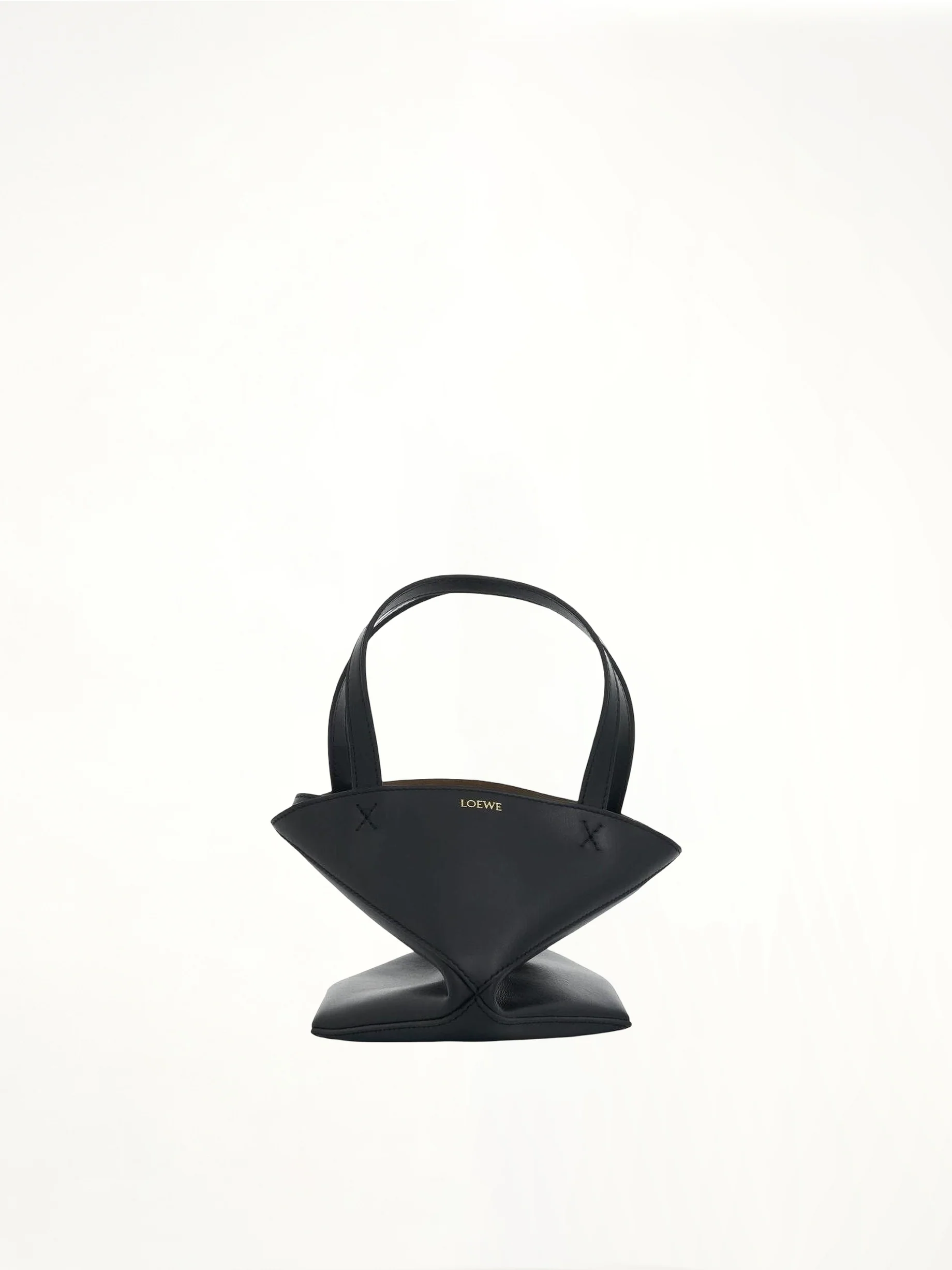 Mini Fold Puzzle Tote Bag in Black - Image 5