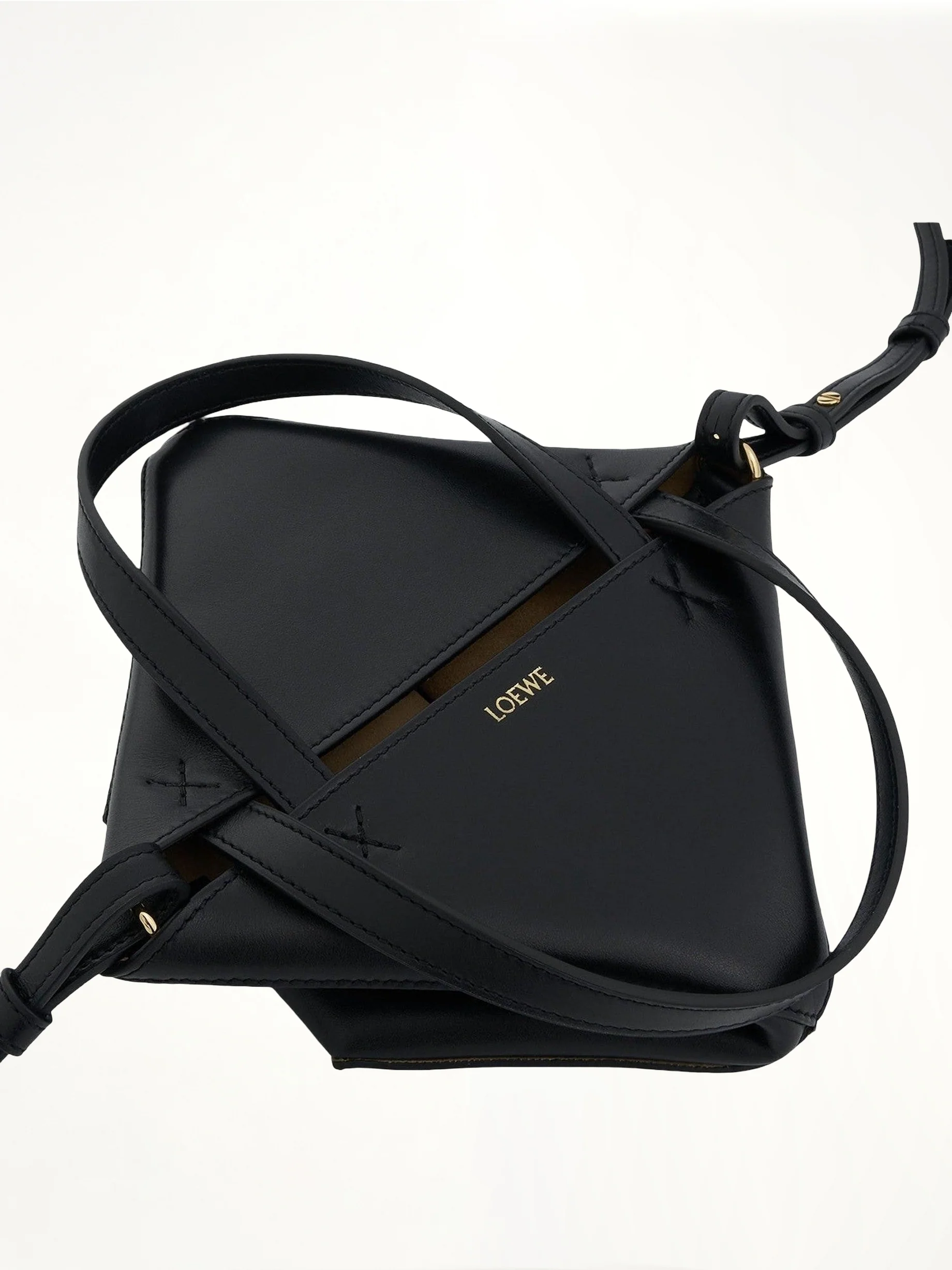 Mini Fold Puzzle Tote Bag in Black - Image 6