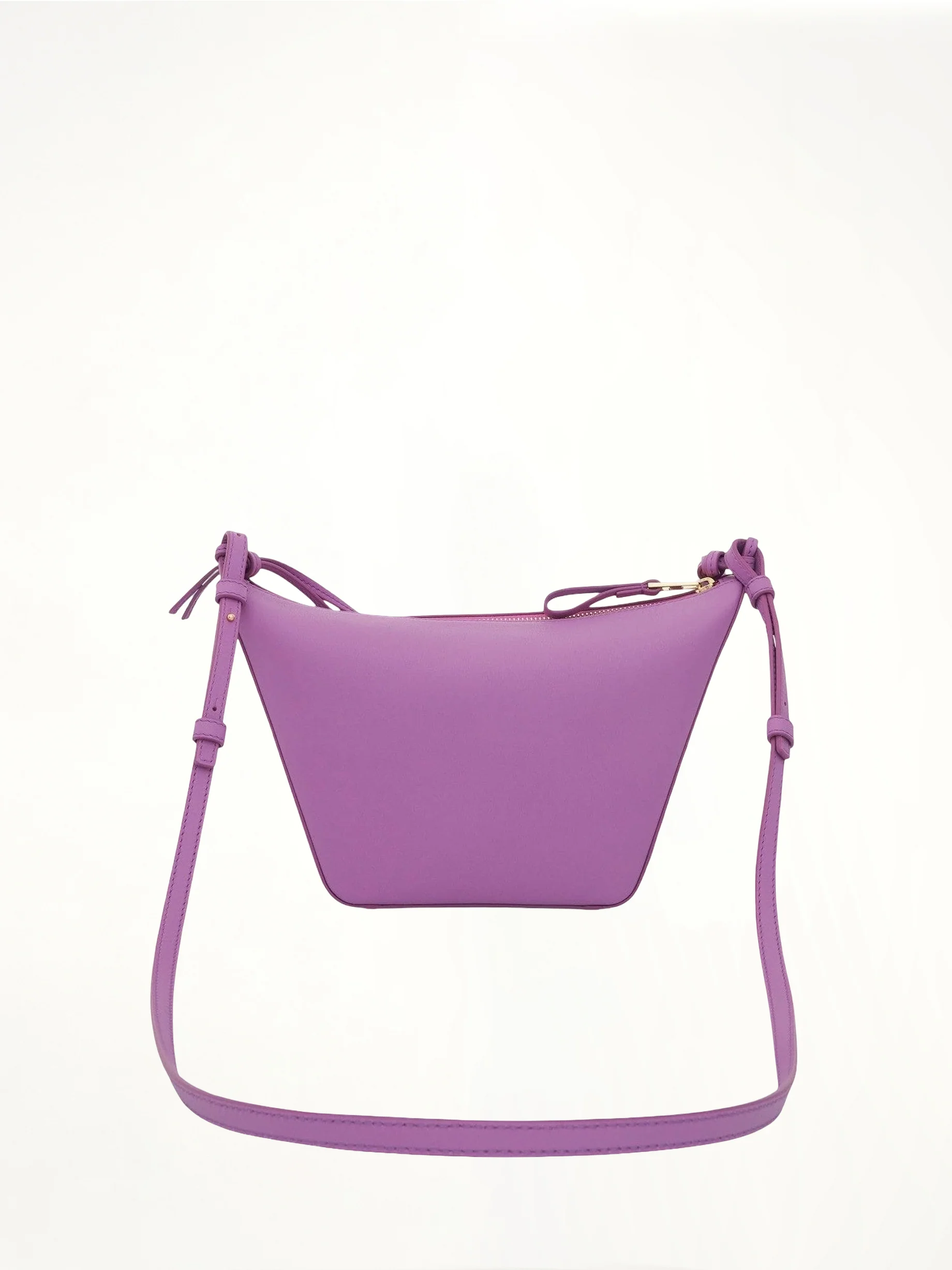 Mini Hammock Hobo Bag in Classic Calfskin in Rockrose - Image 3