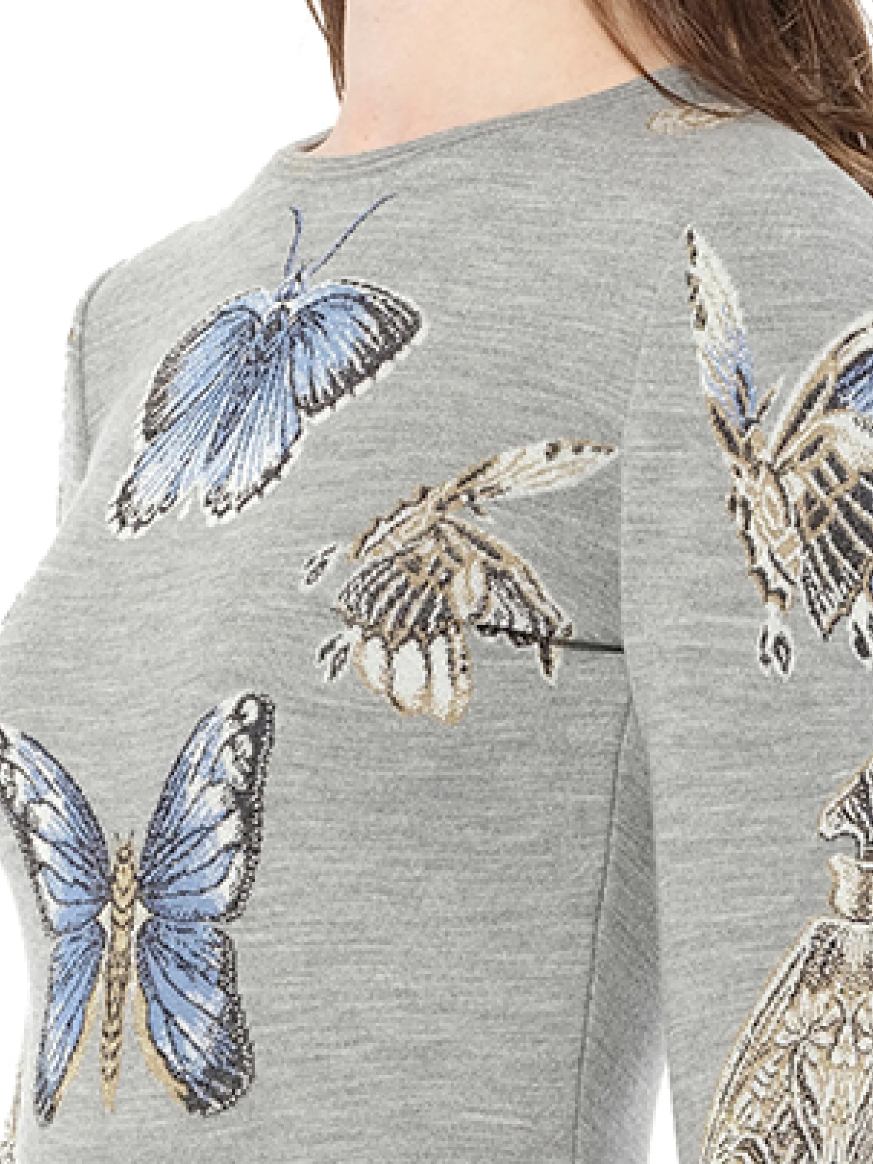 Mini Jacquard Dress in Grey - Image 3
