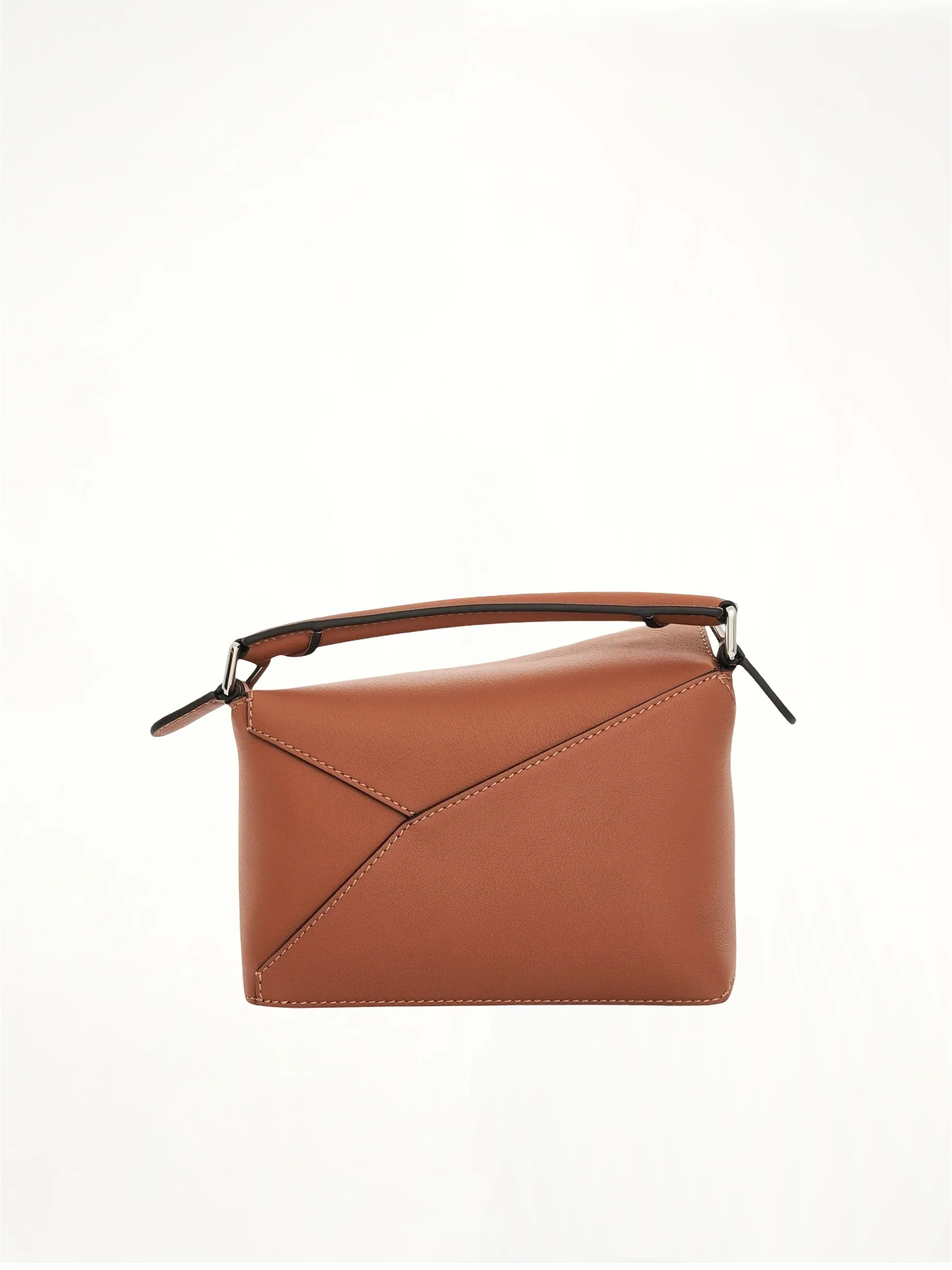 Mini Puzzle Edge Bag in Tan - Image 3
