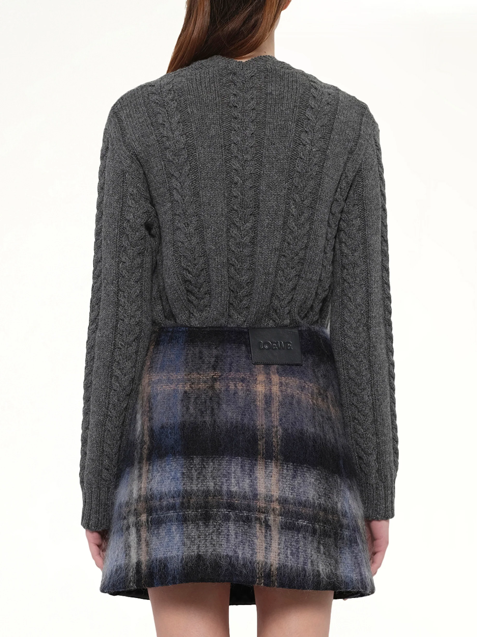Mohair Skirt in Blue/Multicolour - Image 5