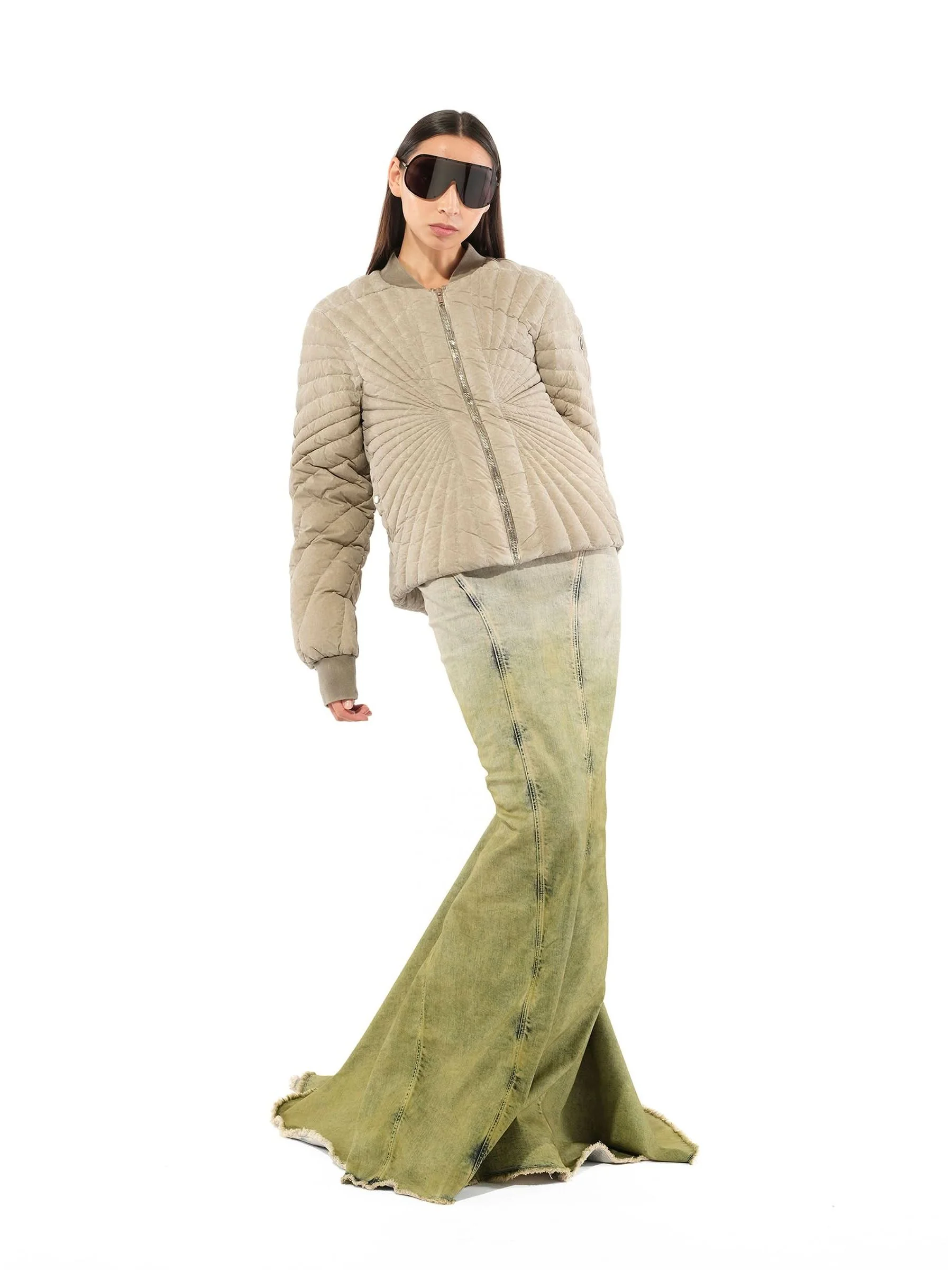 Moncler x Rick Owens AL Skirts in Acid Degrade - Image 2