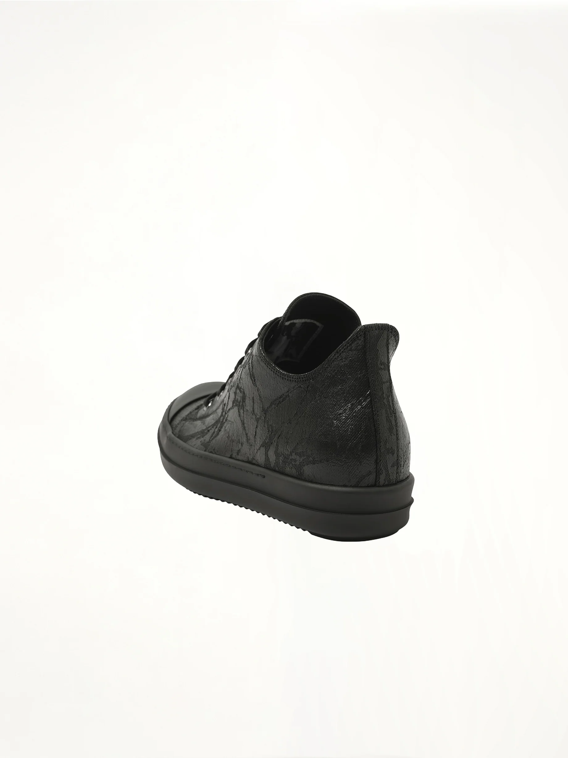 Mono Colour Low Sneaks in Black - Image 3