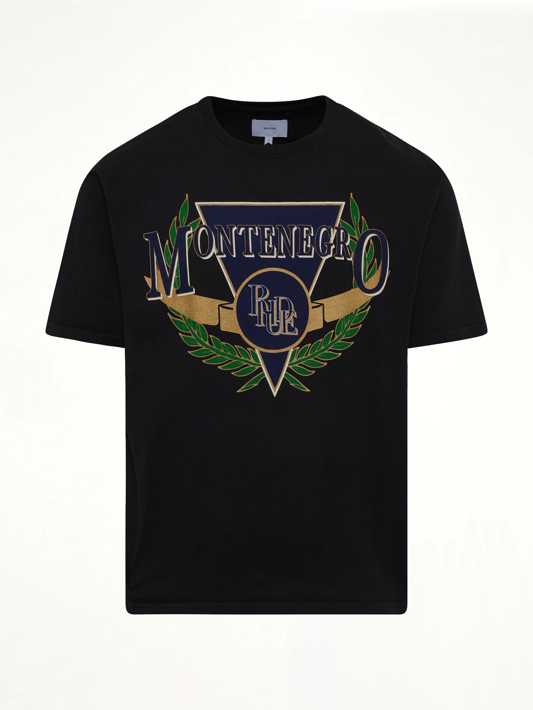 Montenegro Regatta T-Shirt in Vintage Black - Image 2