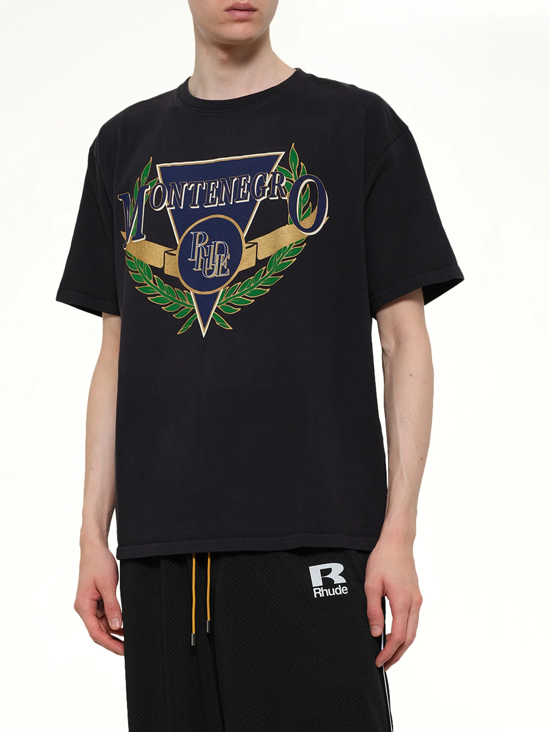 Montenegro Regatta T-Shirt in Vintage Black - Image 6