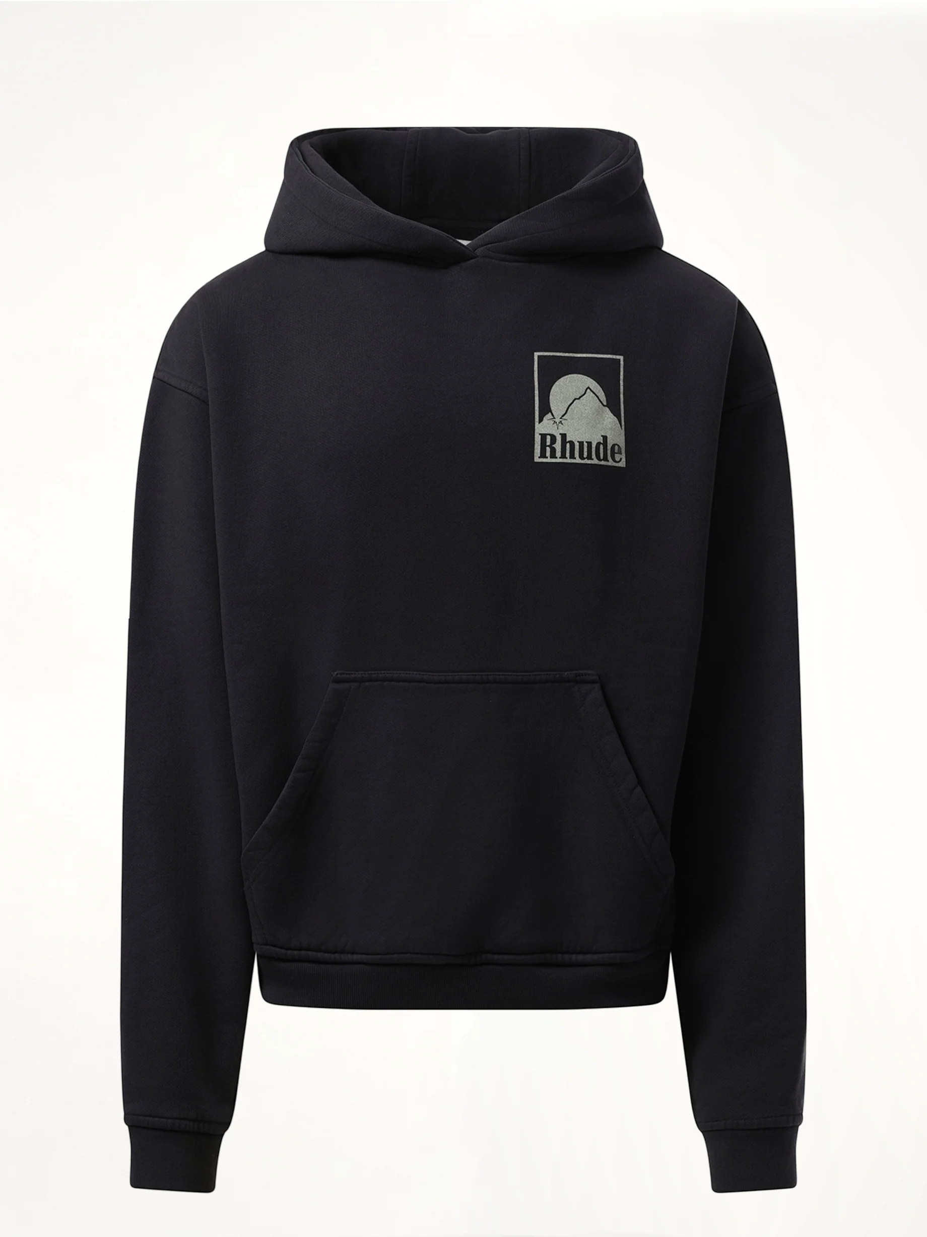 Moonlight Badge Hoodie in Vintage Black - Image 2