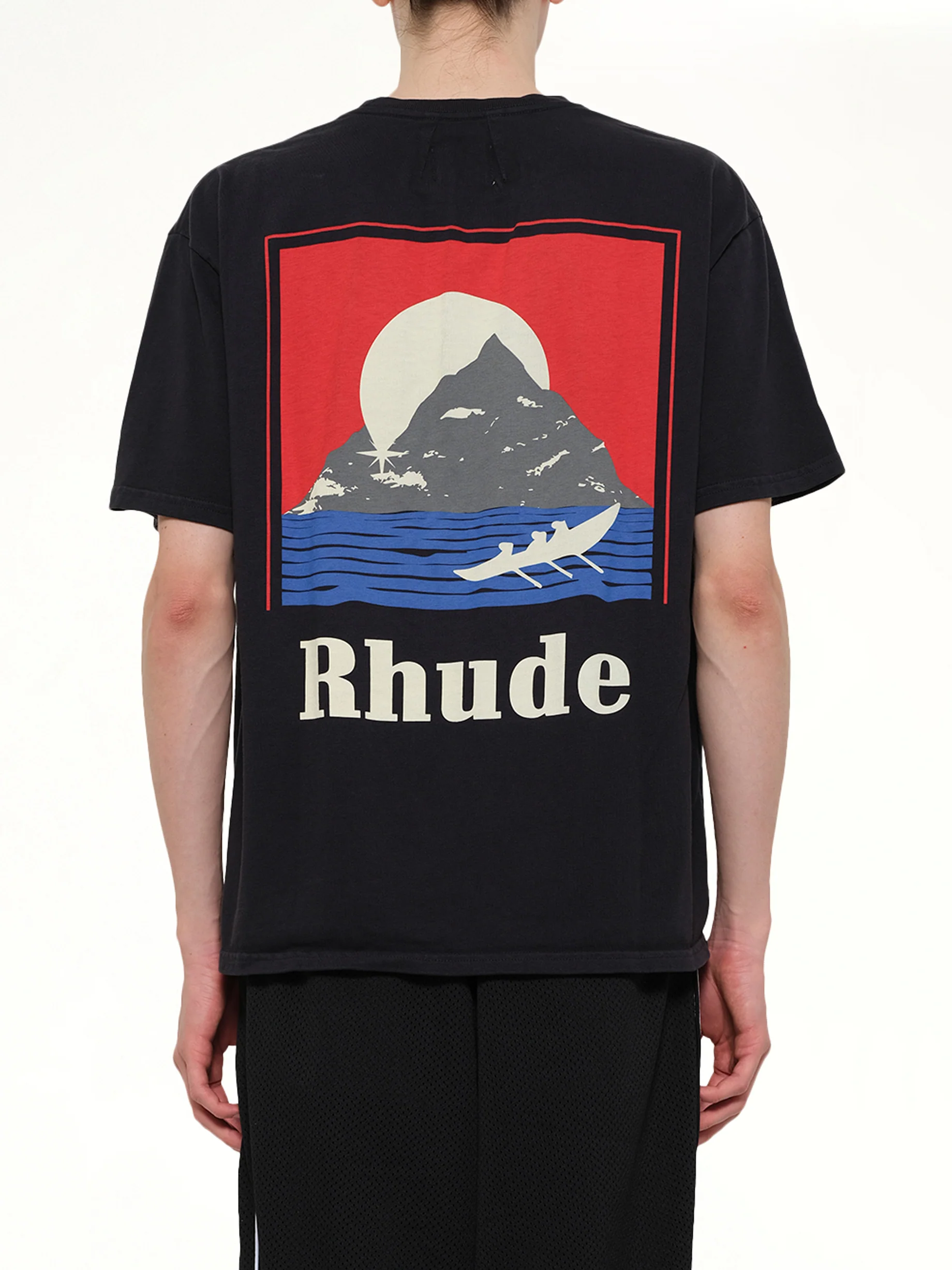 Moonlight Regatta T-Shirt in Vintage Black - Image 5