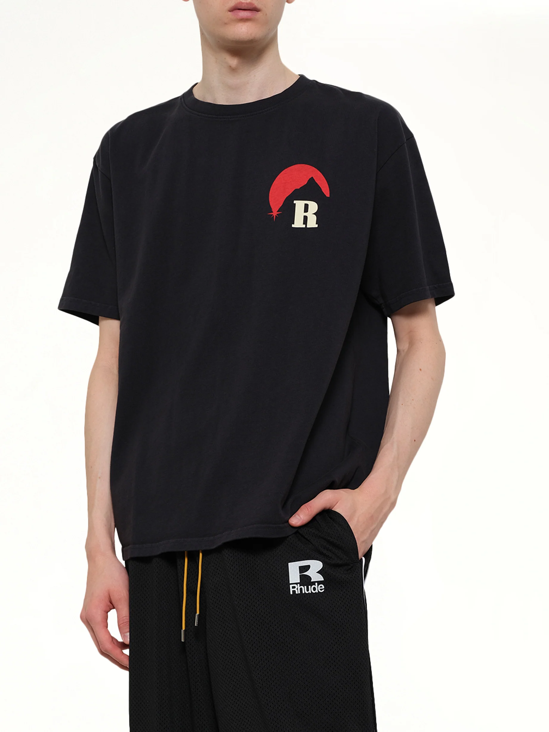 Moonlight Regatta T-Shirt in Vintage Black - Image 6