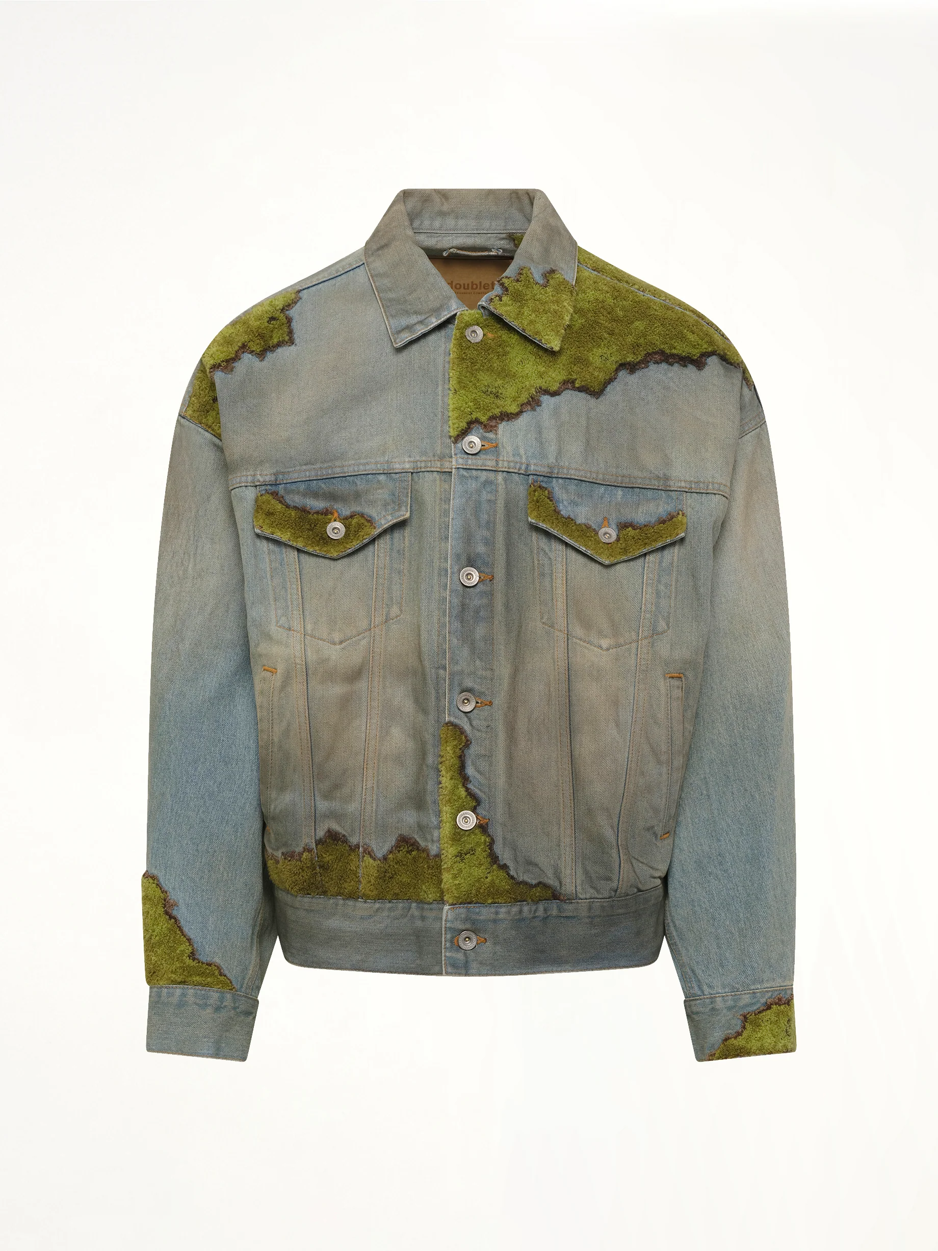 Moss-Grown Denim Jacket in Indigo - Image 2
