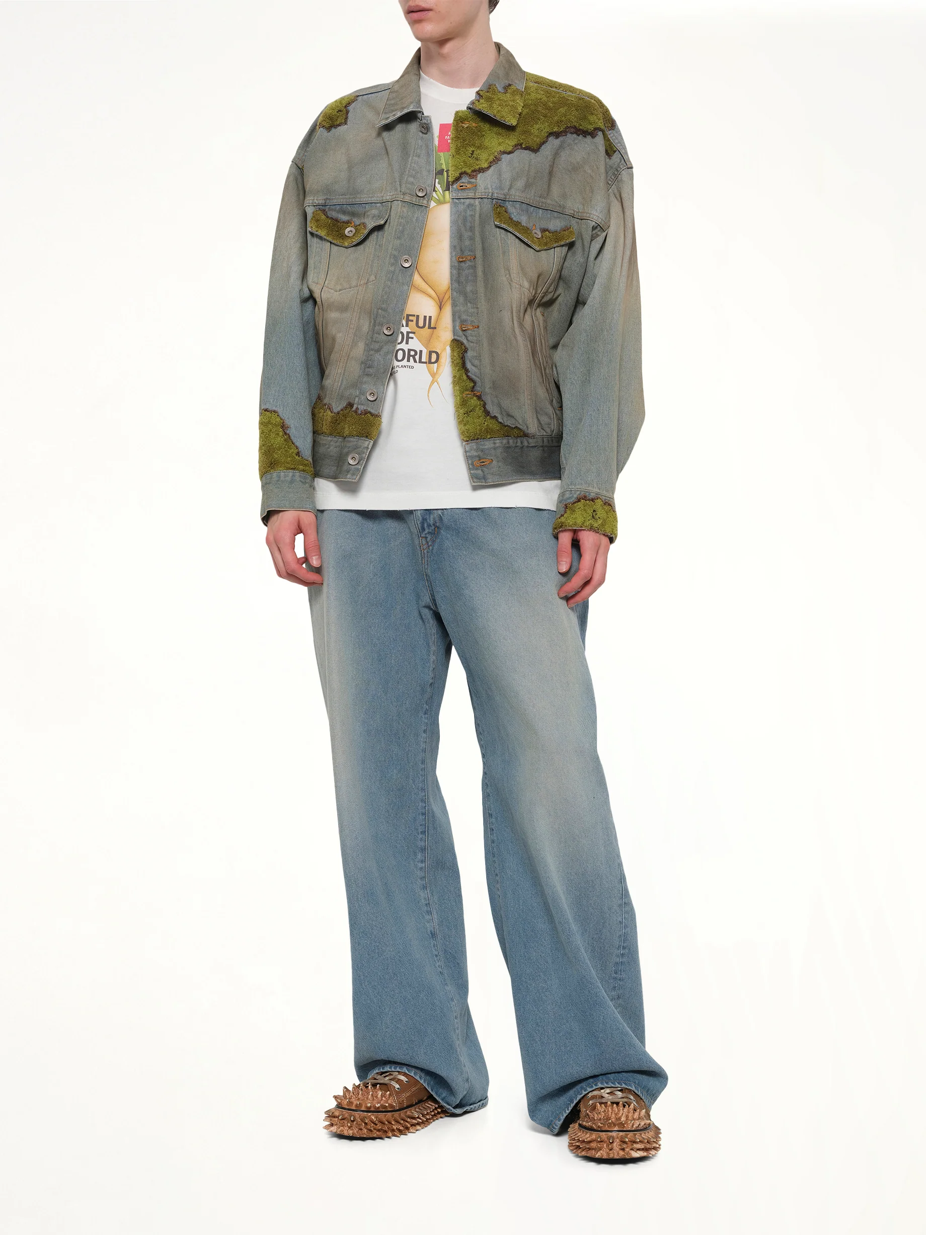 Moss-Grown Denim Jacket in Indigo - Image 4