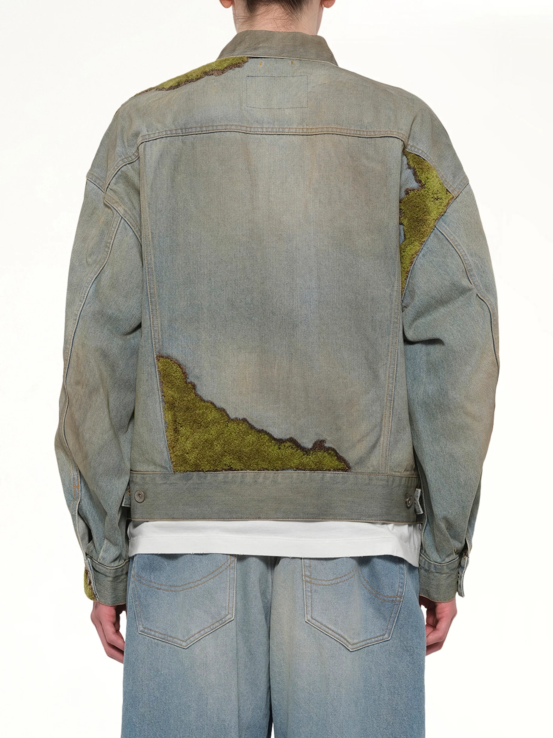 Moss-Grown Denim Jacket in Indigo - Image 5