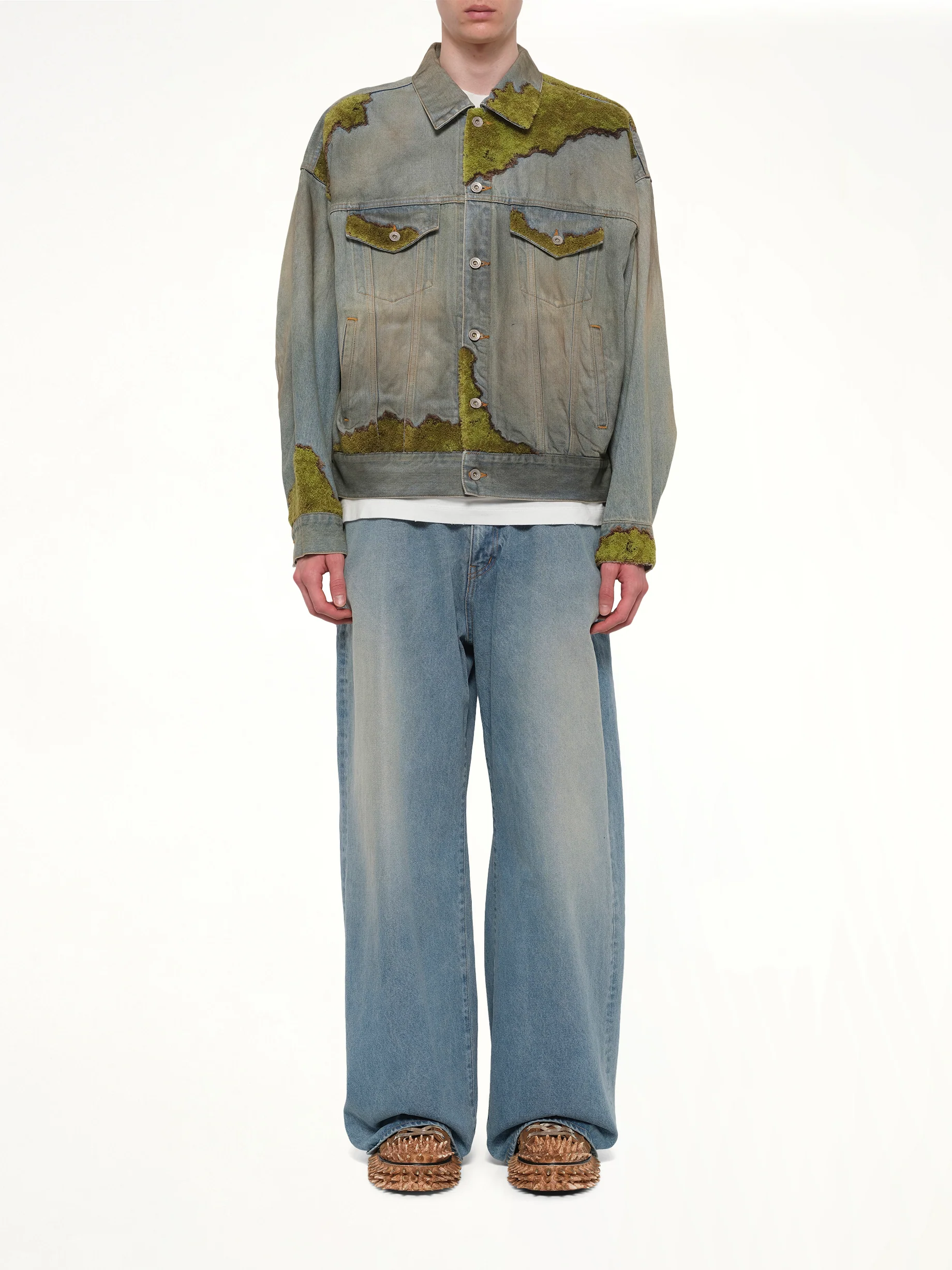 Moss-Grown Denim Jacket in Indigo - Image 7