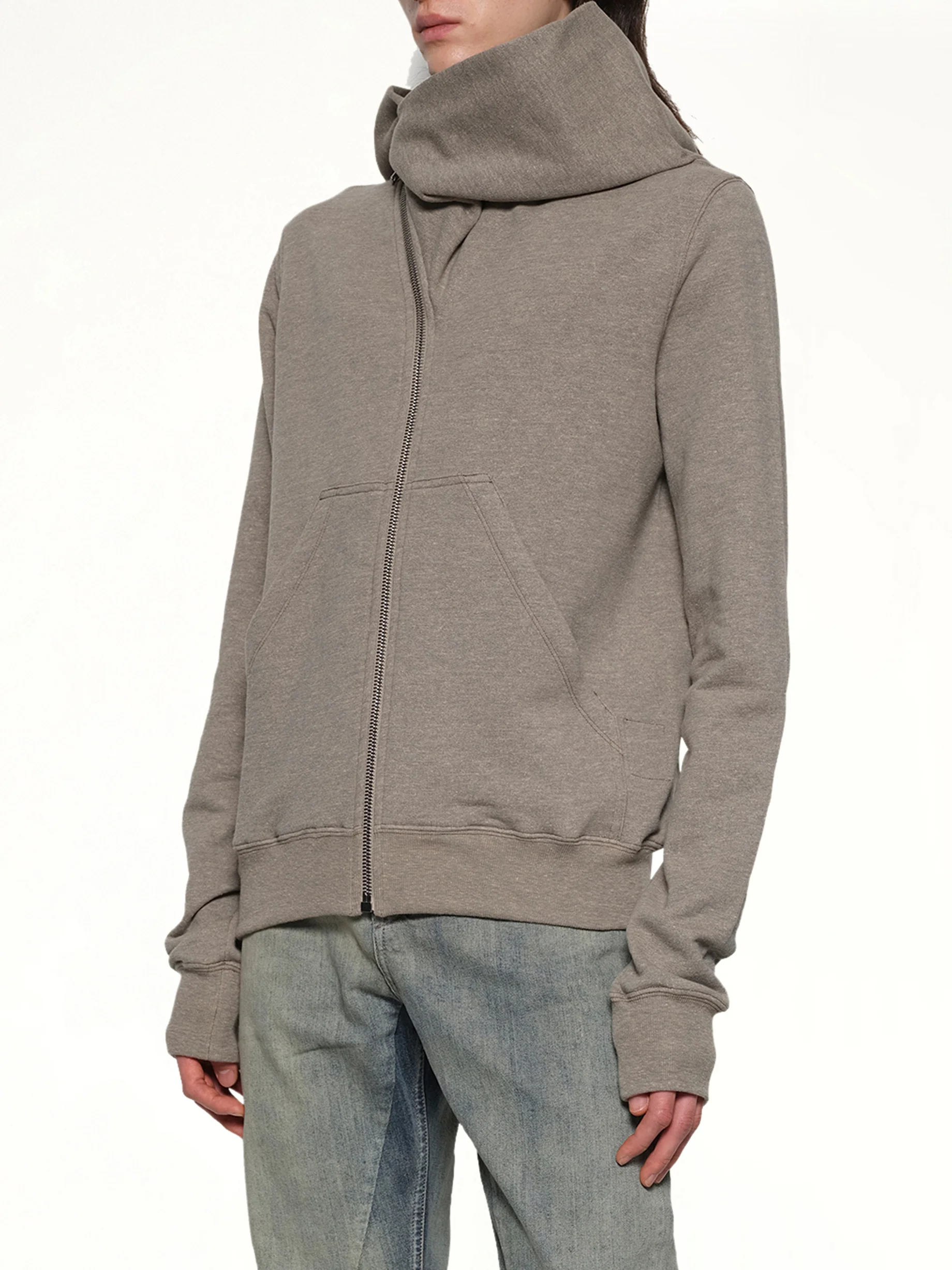 Mountain Hoodie in Melange Grey - Image 6