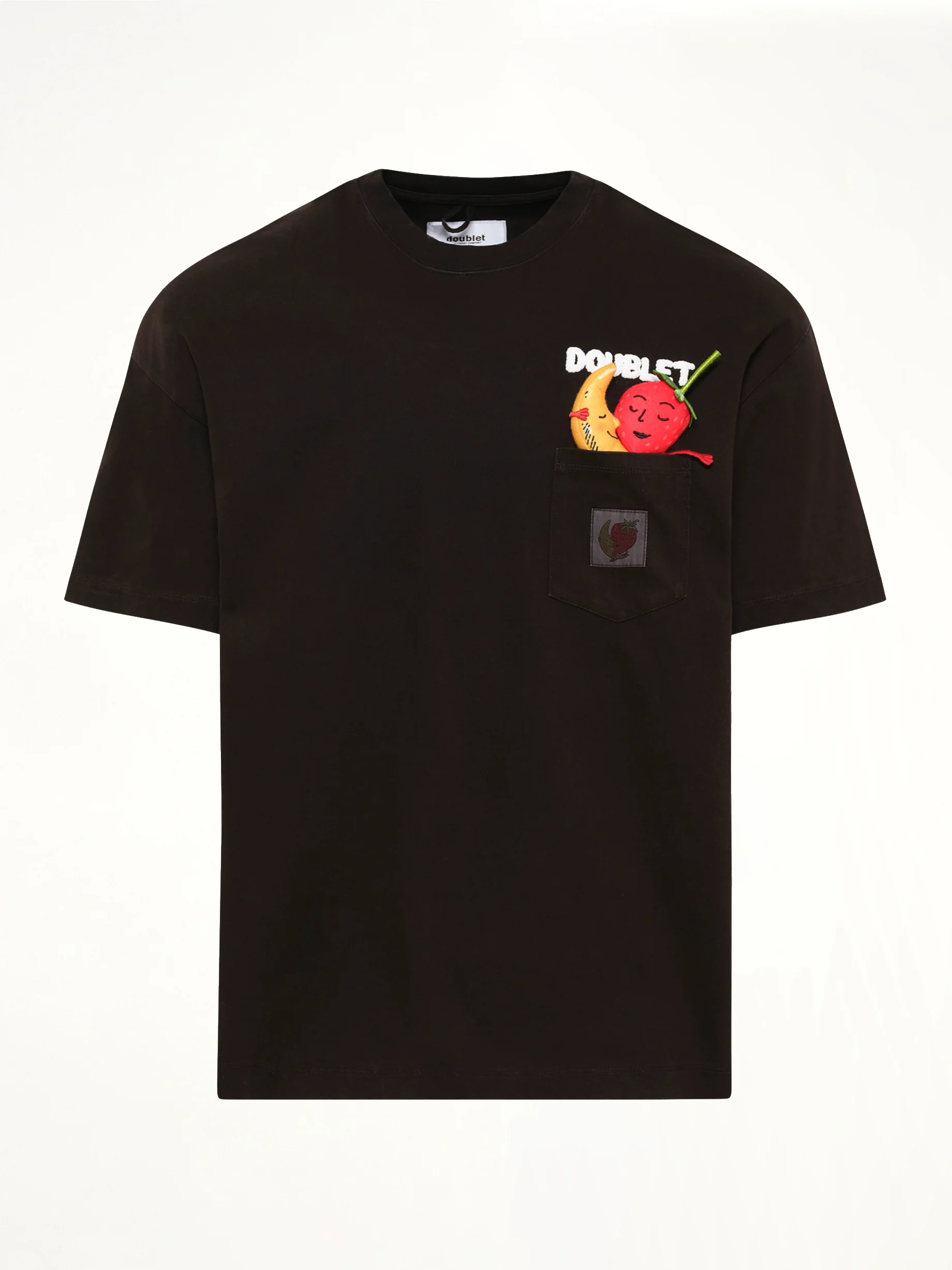 Mud-Dyed T-Shirt With SHFU in Mud - Image 2