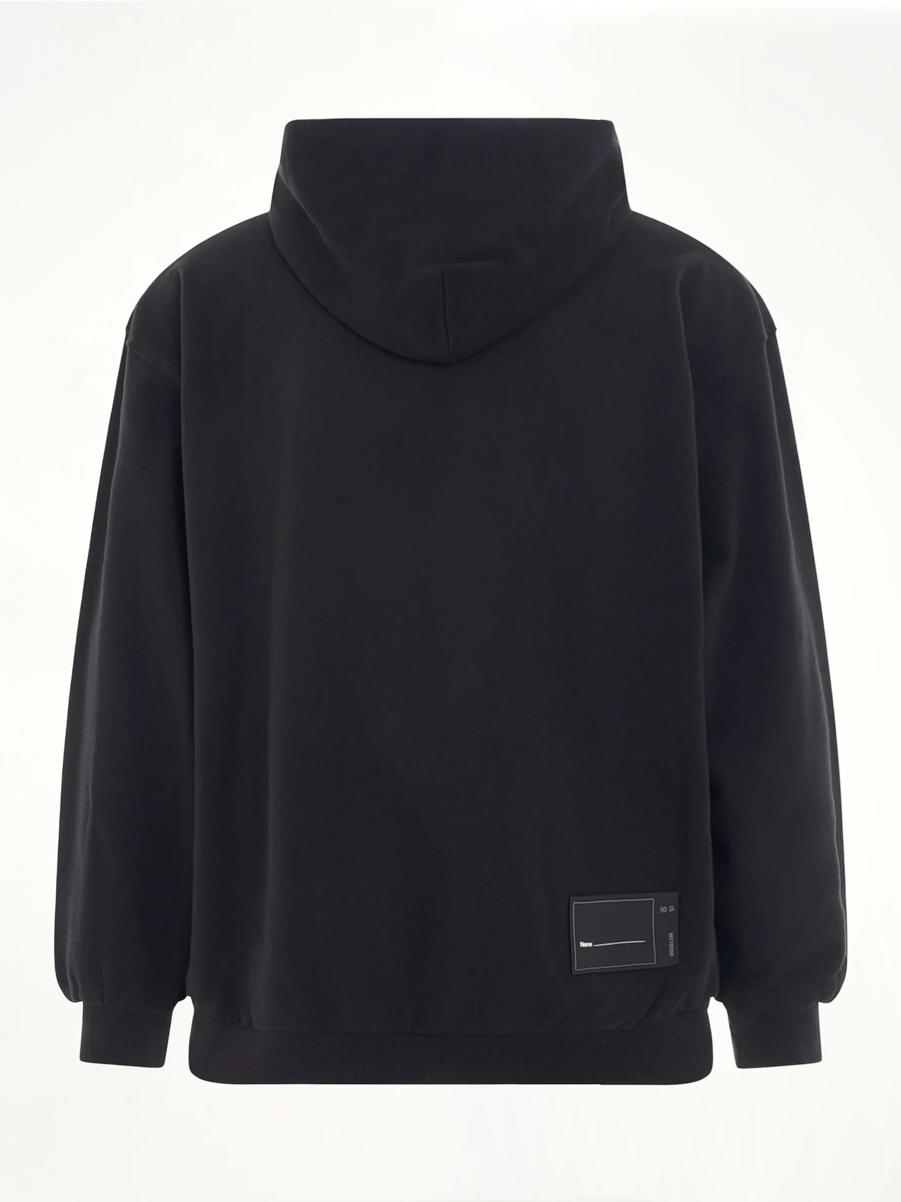 Multiple Front Logo Hoodie in Black - Image 4