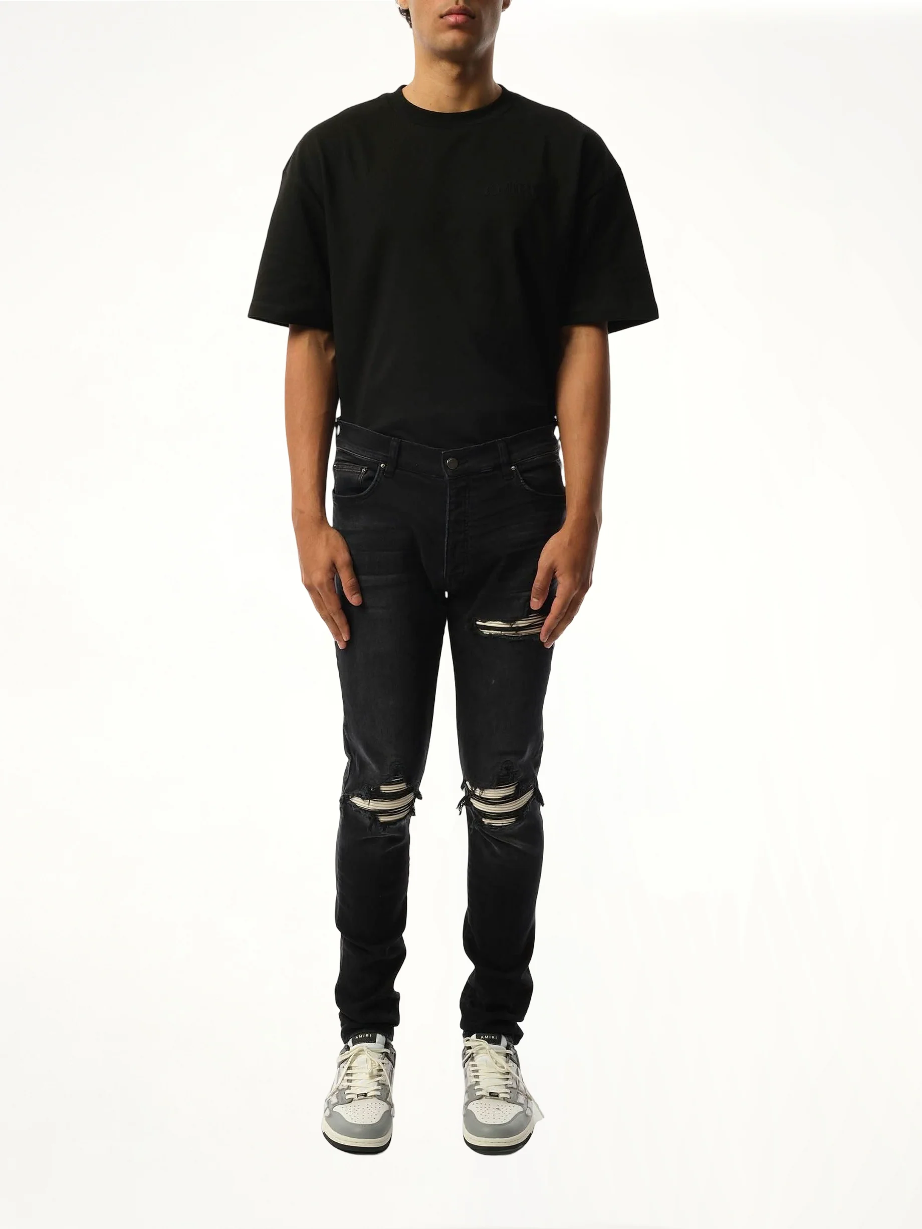 MX1 Ultrasuede Jeans in Vintage Black - Image 4