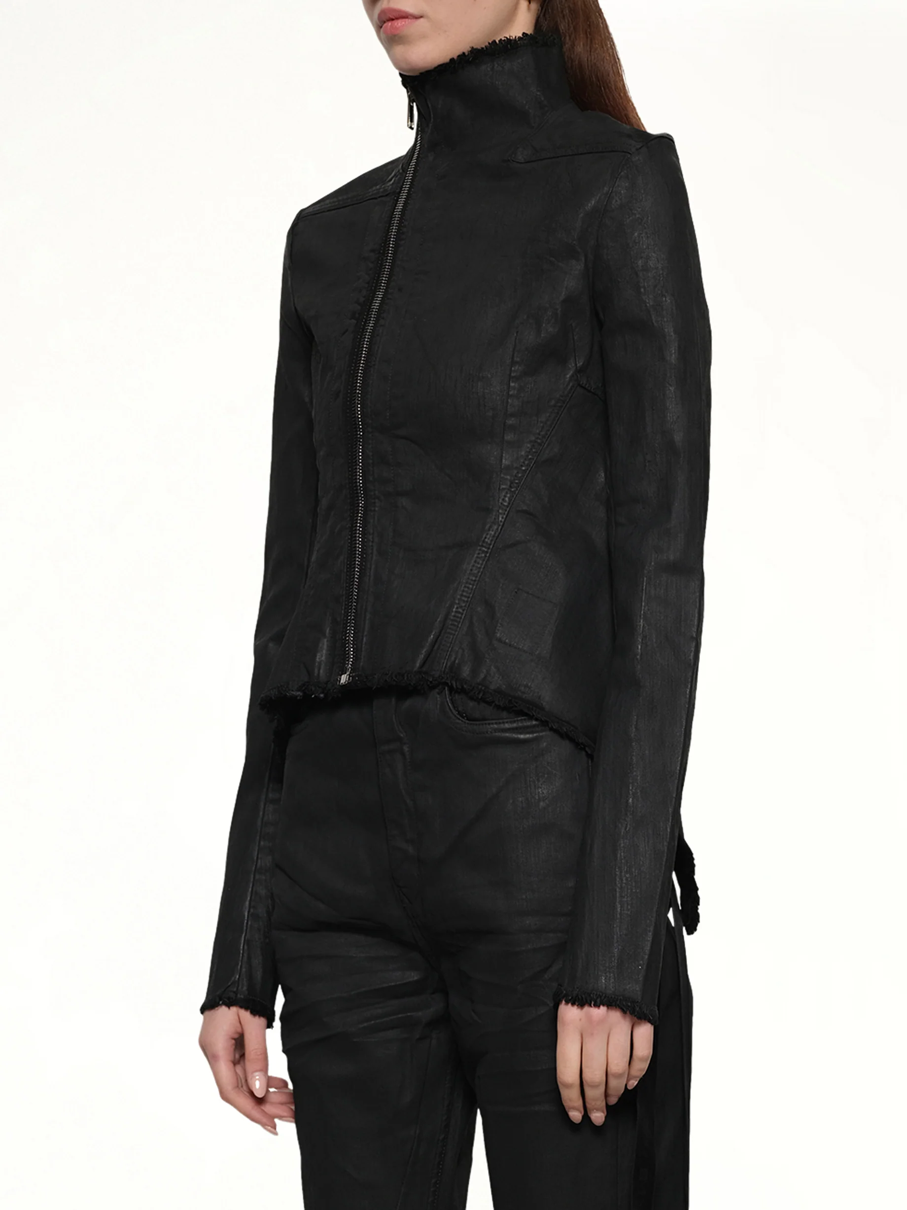 Naska Gary Jacket in Black Wax - Image 3