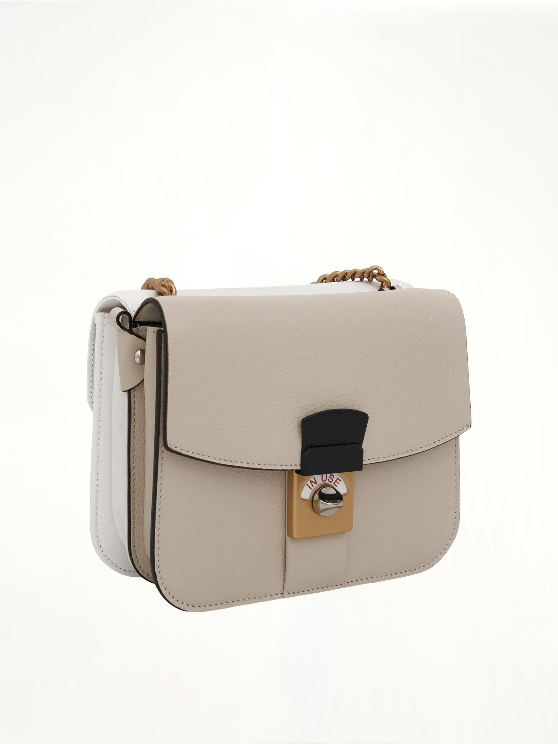 New Lock Square Bag in Grey - Image 2