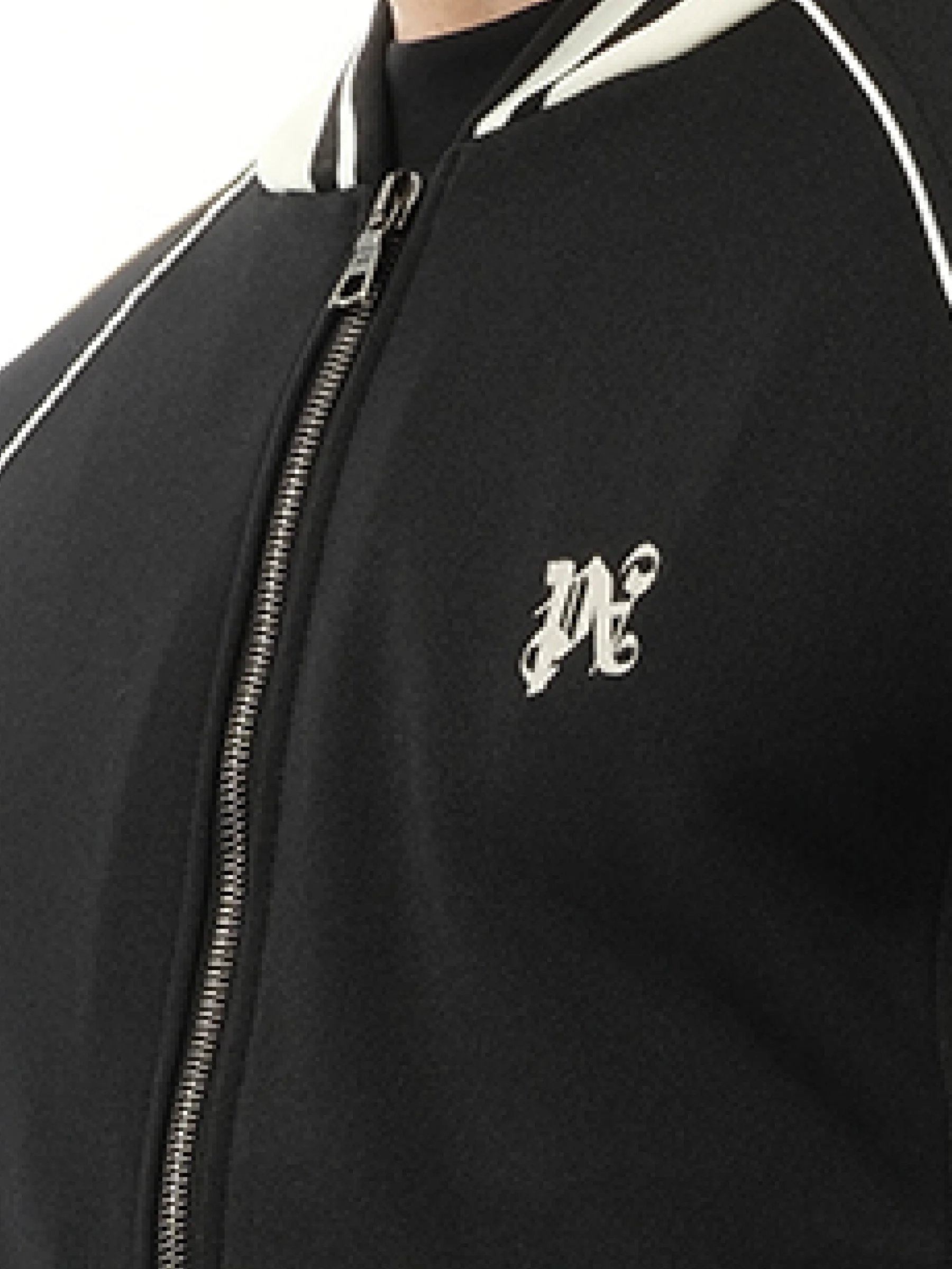 New Monogram Track Jacket in Black/Off White - Image 3