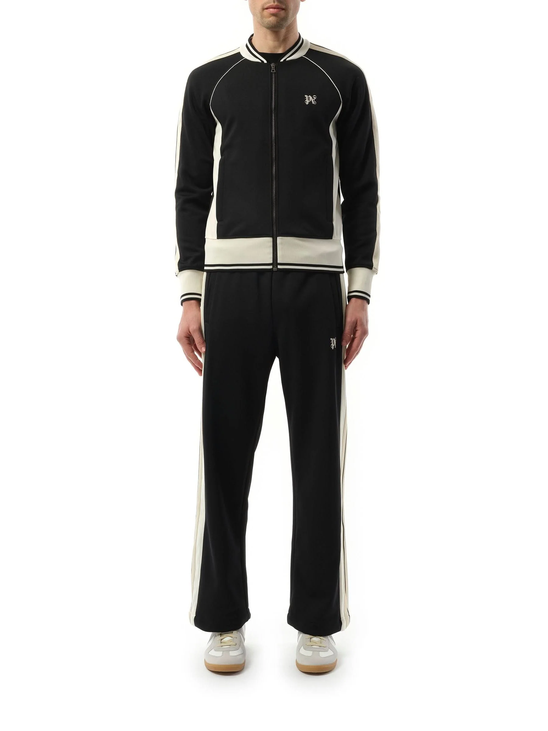 New Monogram Track Jacket in Black/Off White - Image 4